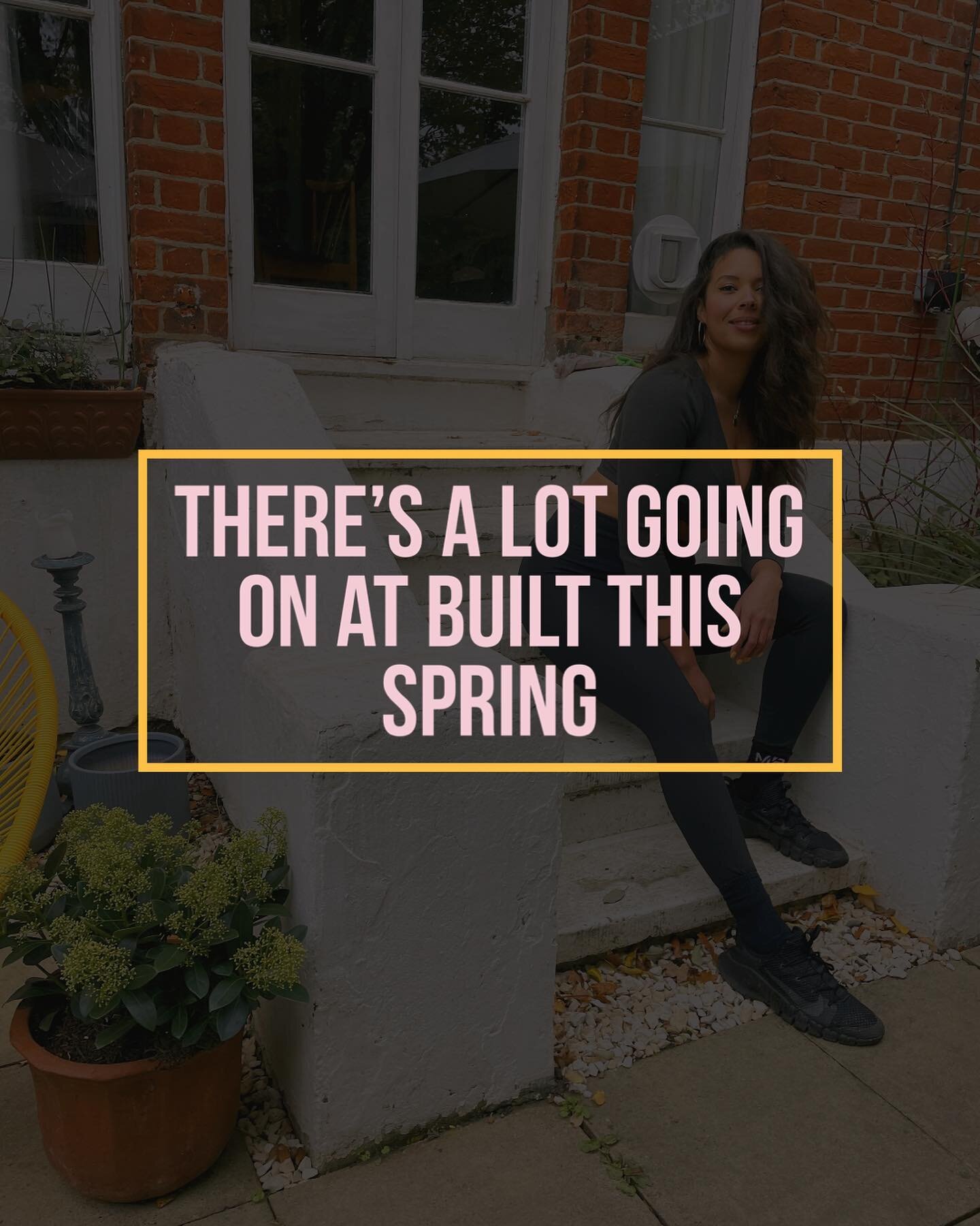 There&rsquo;s lots going on at Built this Spring&hellip;

Hi to all my new followers! Both on IG and in real life. It&rsquo;s been a little over 3 months since I launched Built - a dream I&rsquo;ve had for so so long, but never imagined I&rsquo;d hav