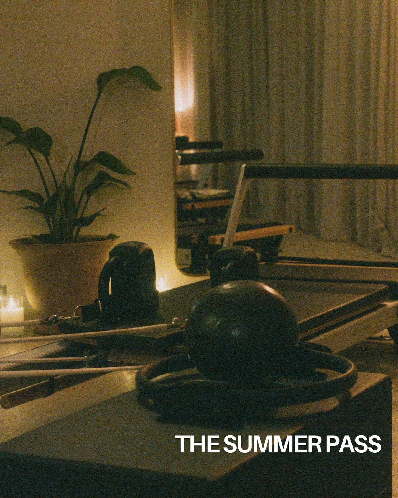 The Summer Pass ☀️
A little mid-year commitment, just for our beautiful Reformer Room.

12 credits | &pound;198 (&pound;16.50 a class) 
6 credits | &pound;111 (&pound;18.50 a class)
Two options &mdash; two opportunities to keep you feeling strong, op