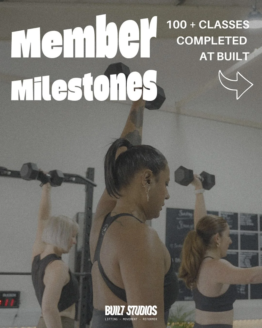 ✨ MEMBER MILESTONES ✨

These incredible humans have recently hit 100 classes at Built 🙌 

They showed up, put in the work, and proved that consistency is everything 💪

Thank you all for being such a valued part of our community - here&rsquo;s to th
