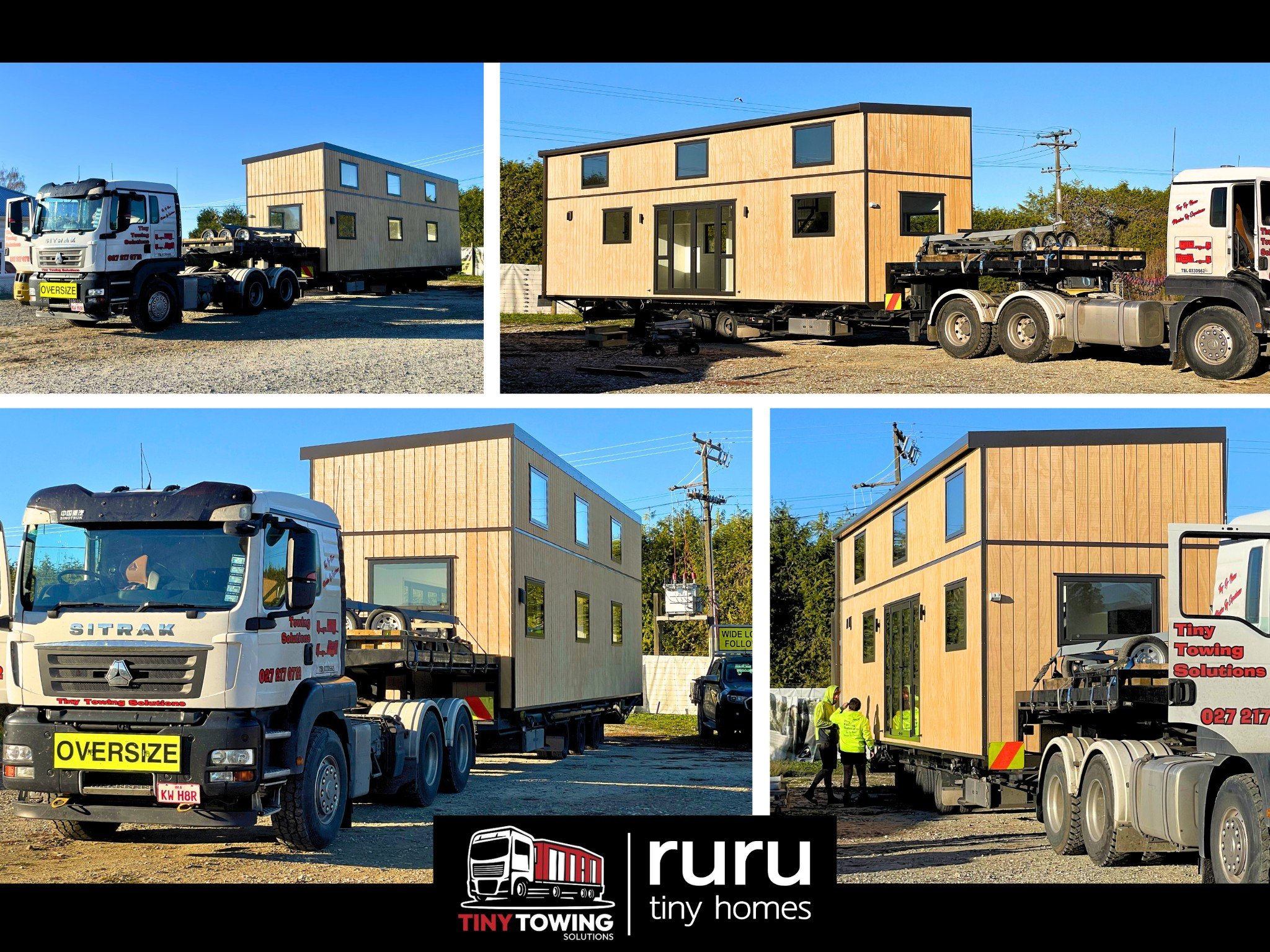 It&rsquo;s delivery day at our Motueka yard! 🚚 The highly skilled South Island team from @tinytowingsolutions has set out on their journey to Jack&rsquo;s Bay in the beautiful Otago region.

At ruru, we partner with trusted transportation companies 