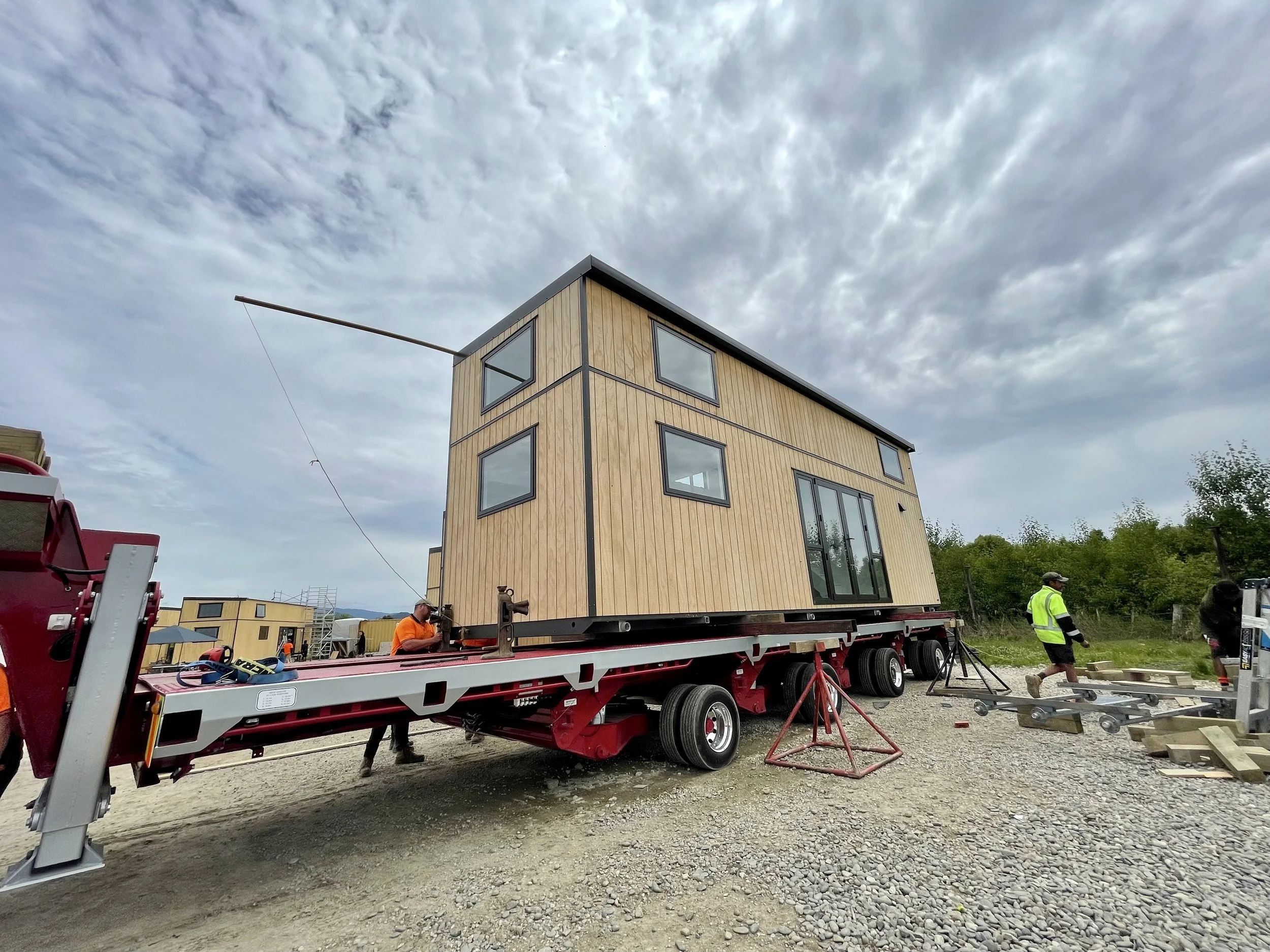 Tiny House Transport Landshare ruru tiny homes, NZ — ruru tiny homes