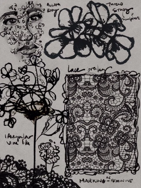 Lace concept sketching