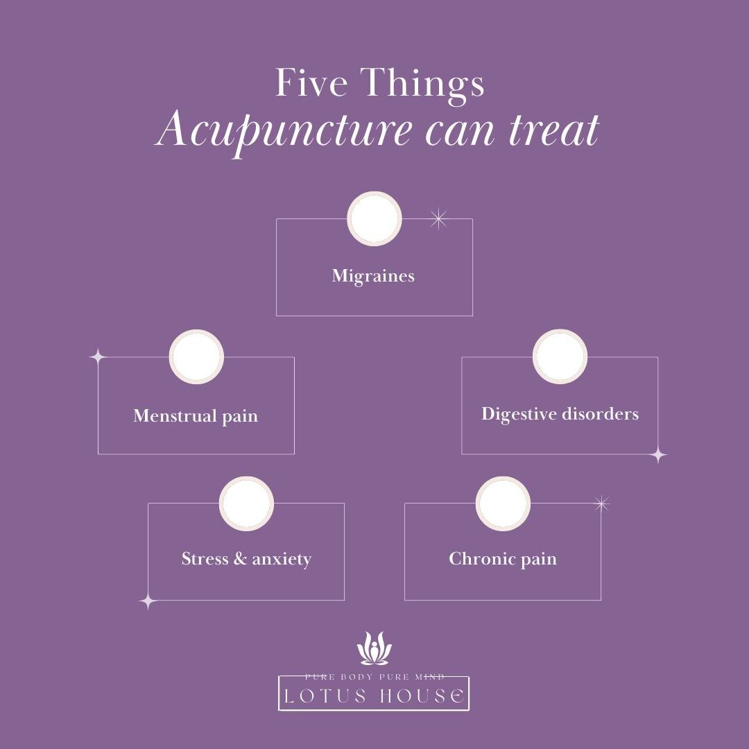 DID YOU KNOW? ⤴ These are just 5 of the endless benefits! Are you interested in giving acupuncture a try? Send us a DM or visit our website to learn more. Your healing can begin NOW! 😊

#nycacupuncture #healthynyc #nychealth