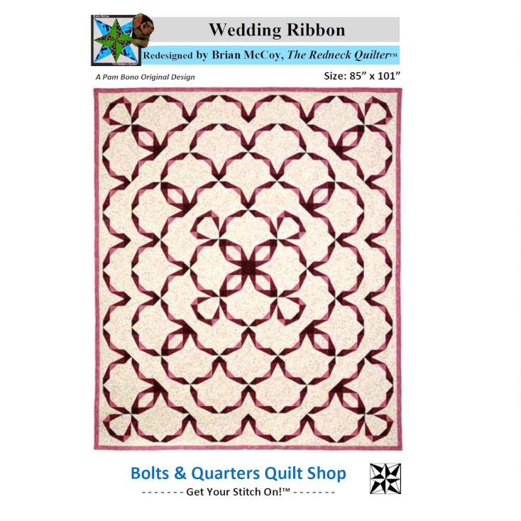 Wedding Ribbon Quilt (Digital Format) — Bolts & Quarters Quilt Shop