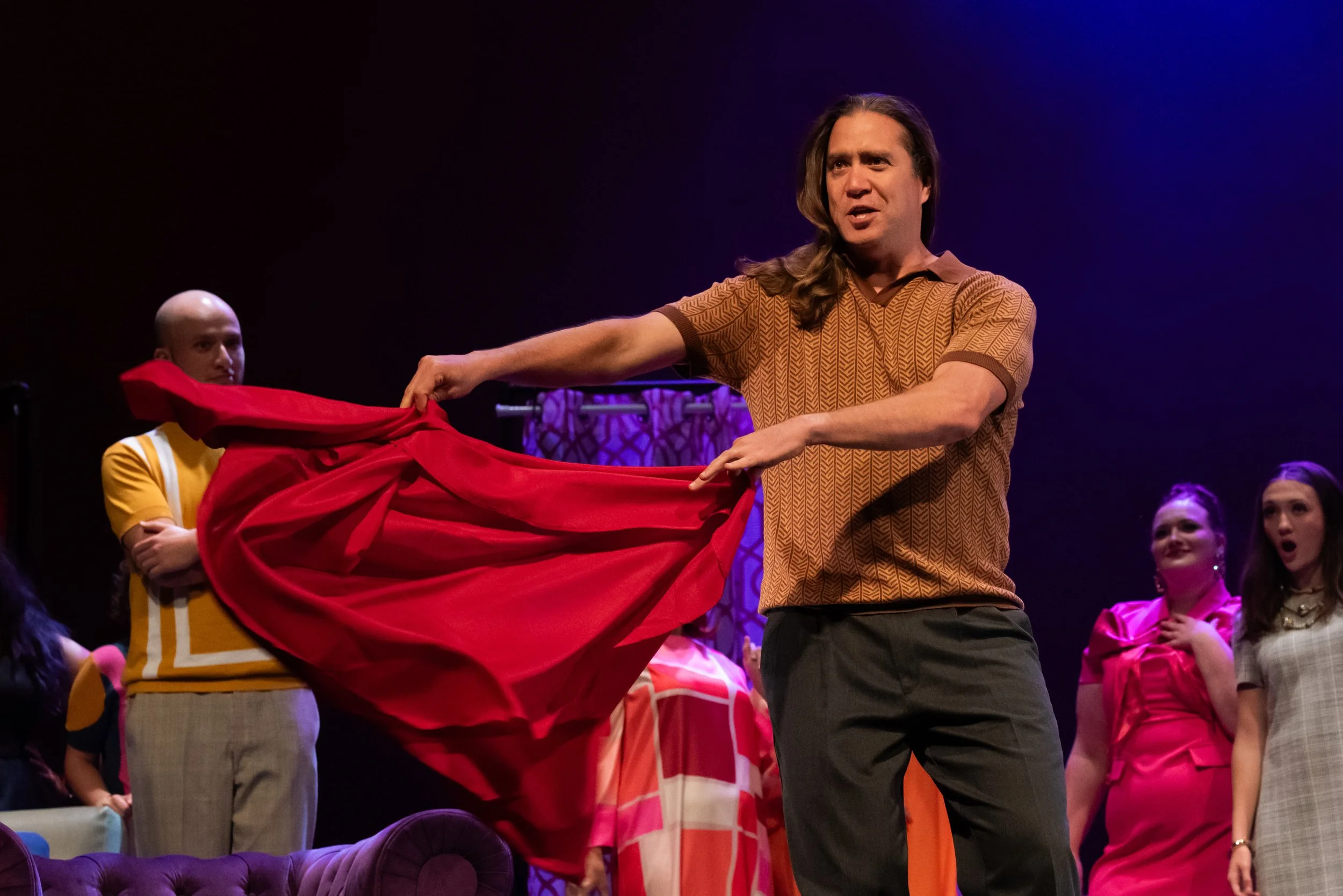 Barone Douphol in La Traviata, Opera Acadia - Photos by Brendan Bullock
