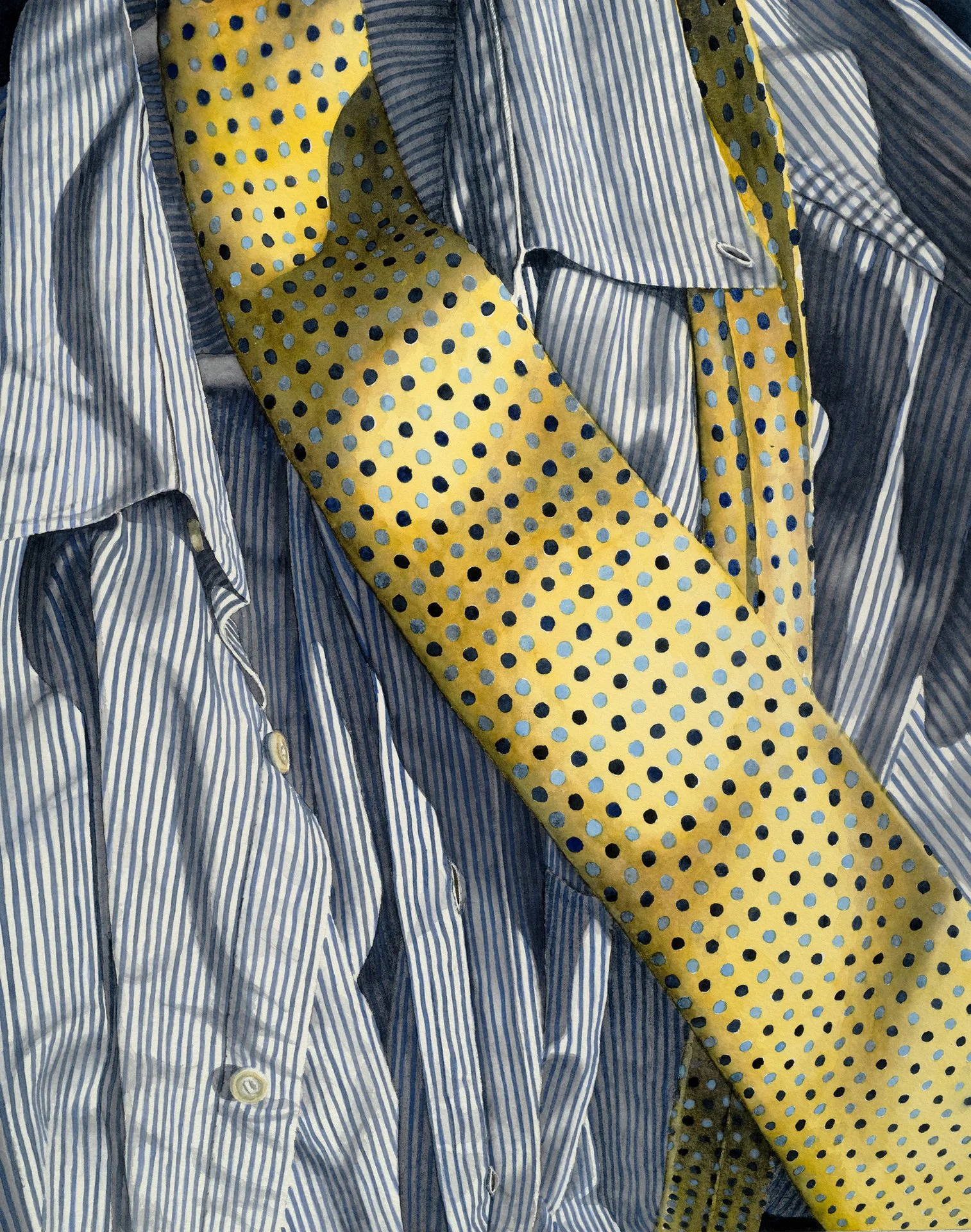 Craig Wright - Shirt & Polka Dot Tie