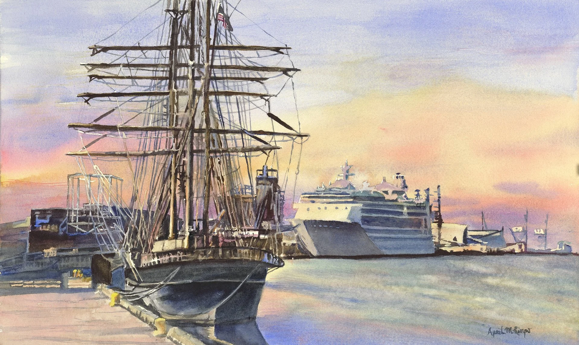 April Rimpo - Ships through Time