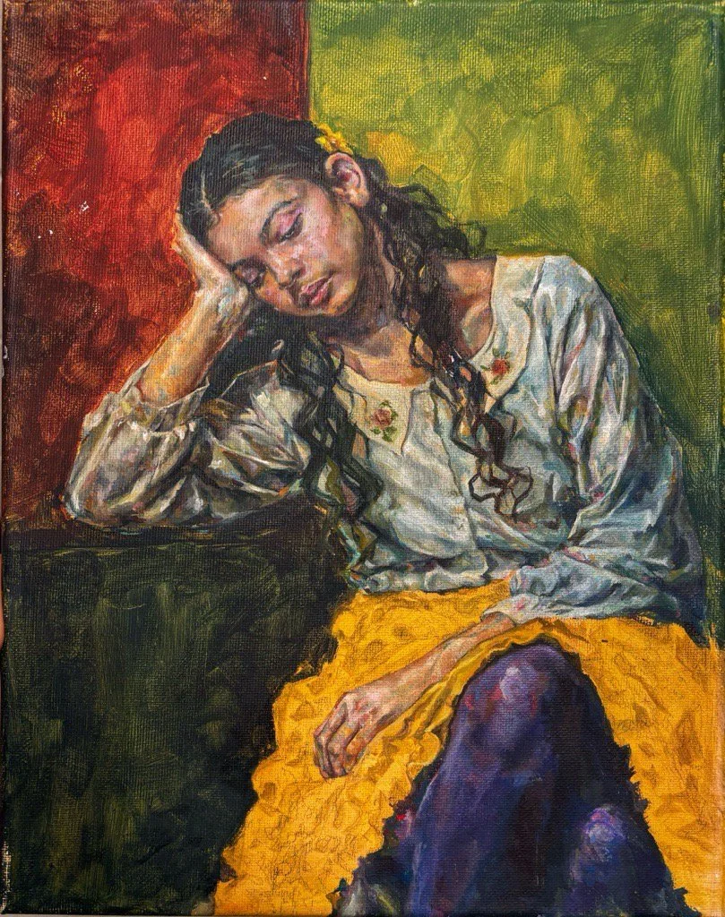 FIRST PLACE Judy Greenberg Memorial Award: Penelope Brown (DeKalb School for the Arts), "Vibrant Dialogue"