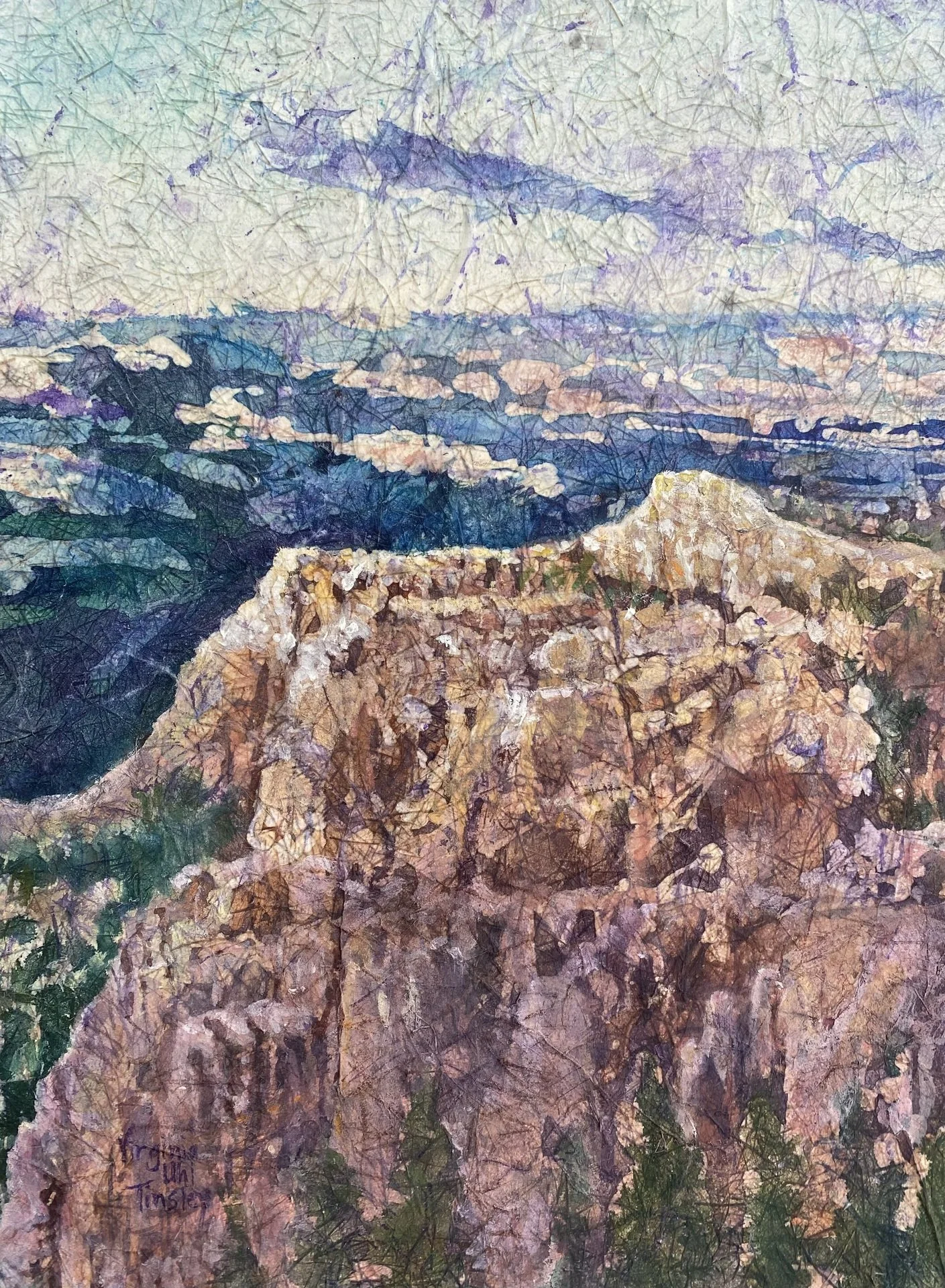 Virginia Tinsley-Evening View at Rainbow Point