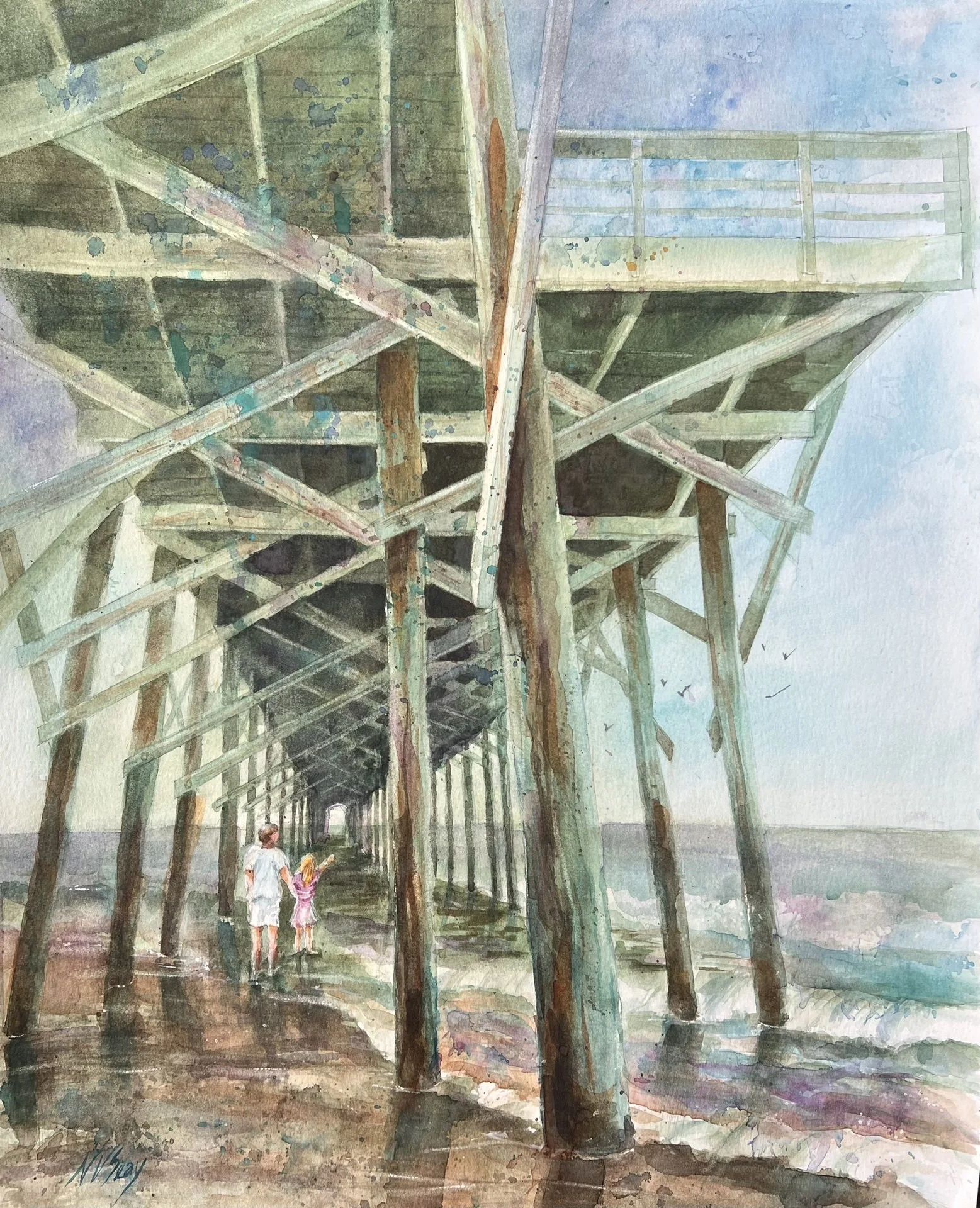 Nancy Seay-Underneath Pawley's Pier