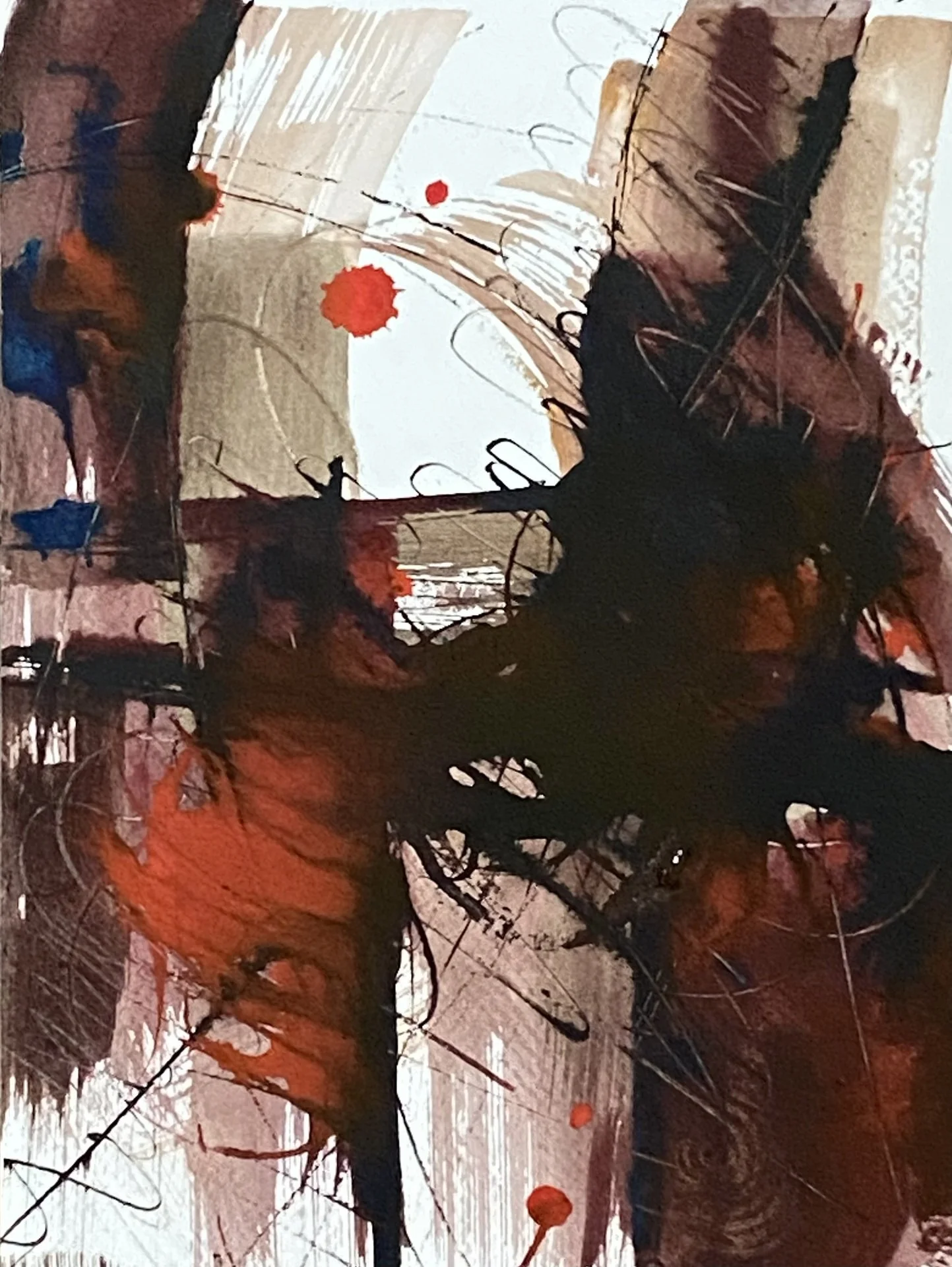 John James - Orange Splatter 2