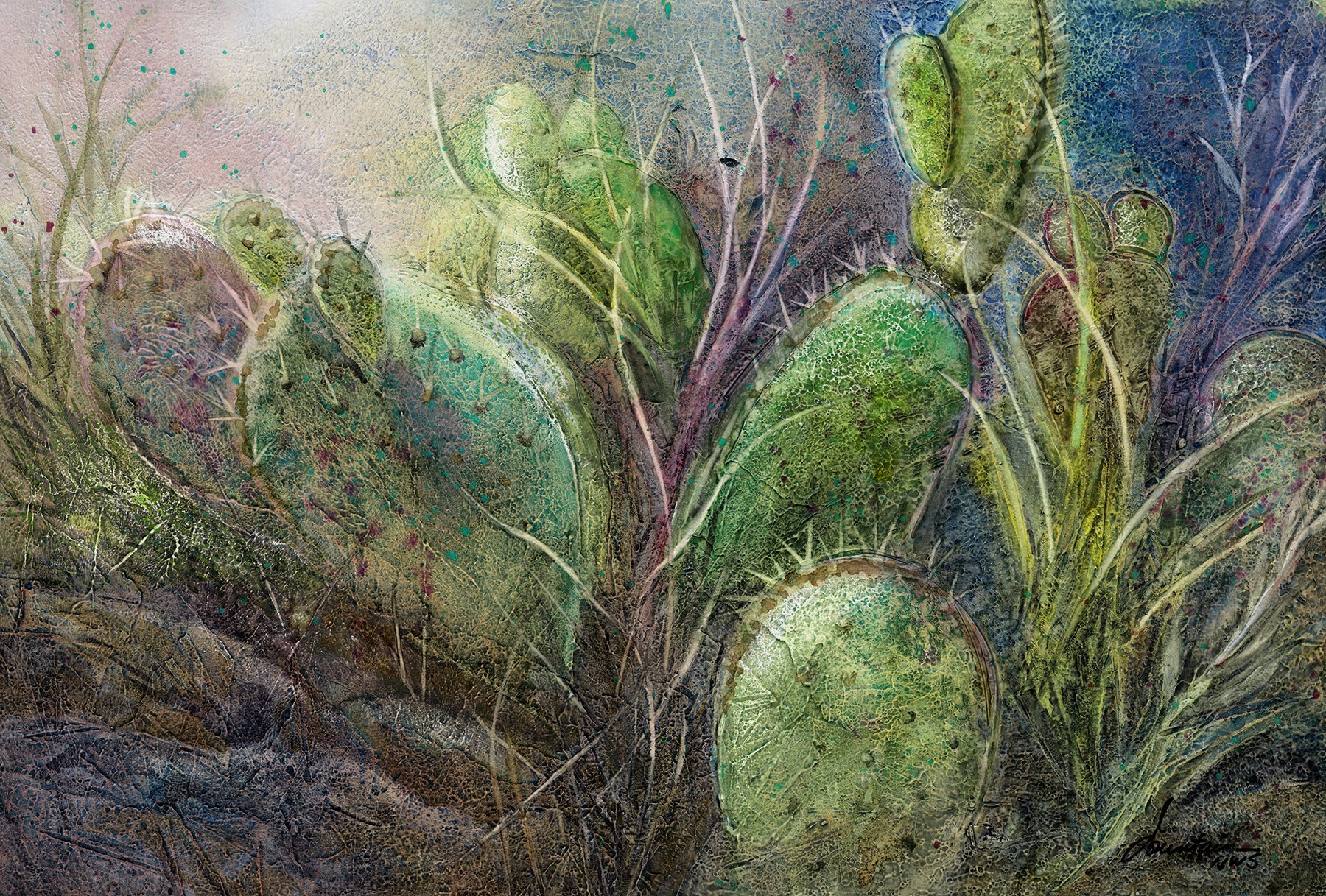 Ellen Fountain - Engelman Prickly Pear