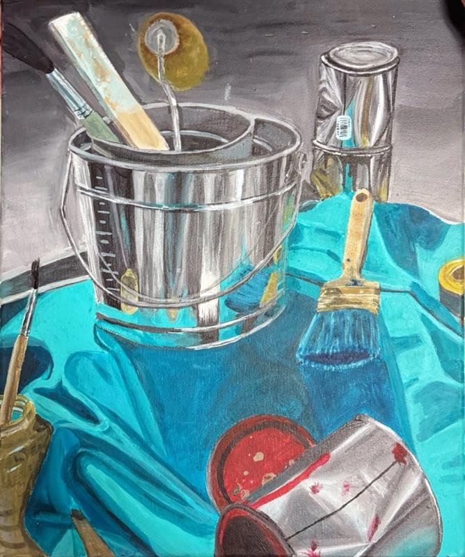 HONORABLE MENTION: Jule Denison (Kell High School), "Upon Reflection"