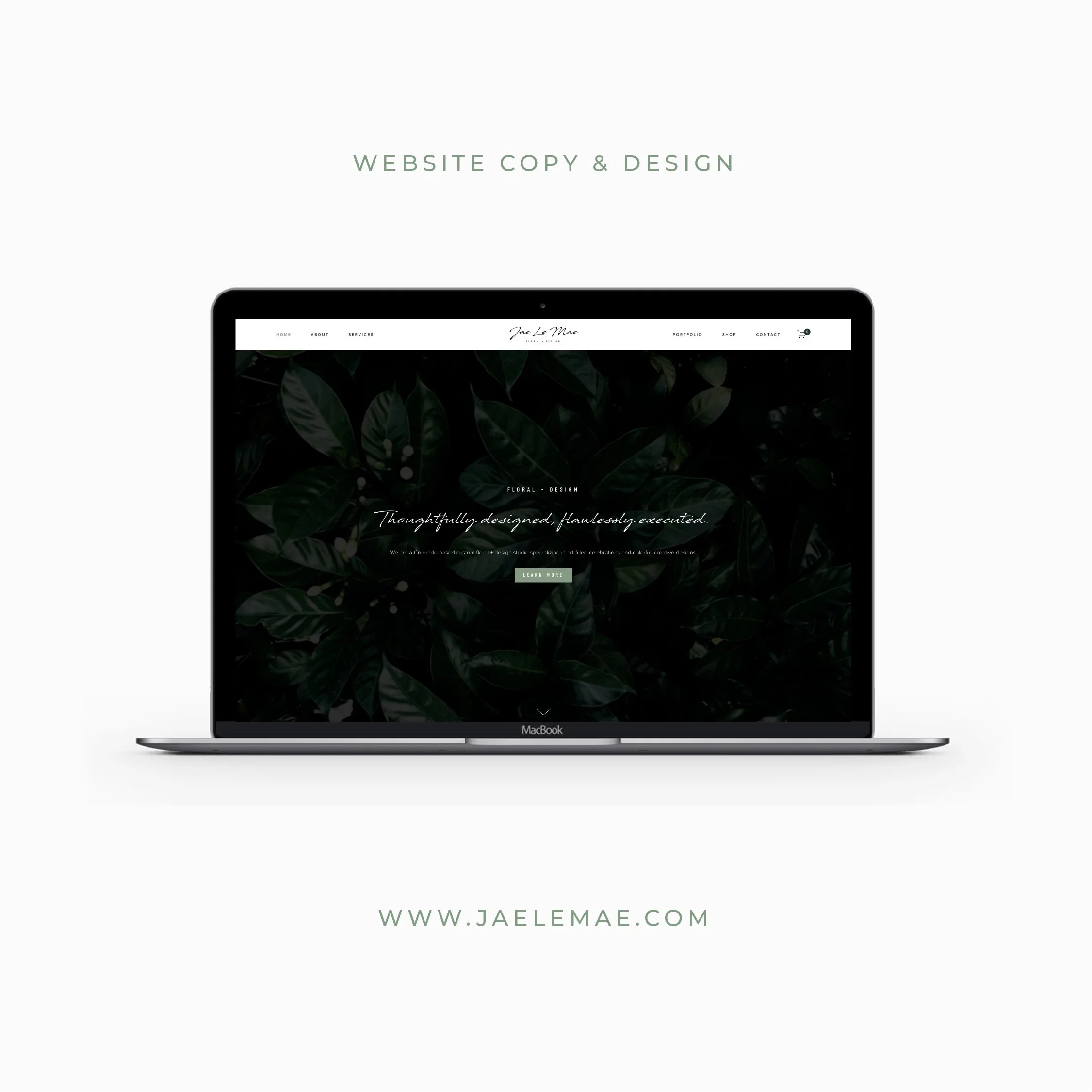 Jae Le Mae Wedding Florist Brand & Website Designed by Amari Creative 2.jpg