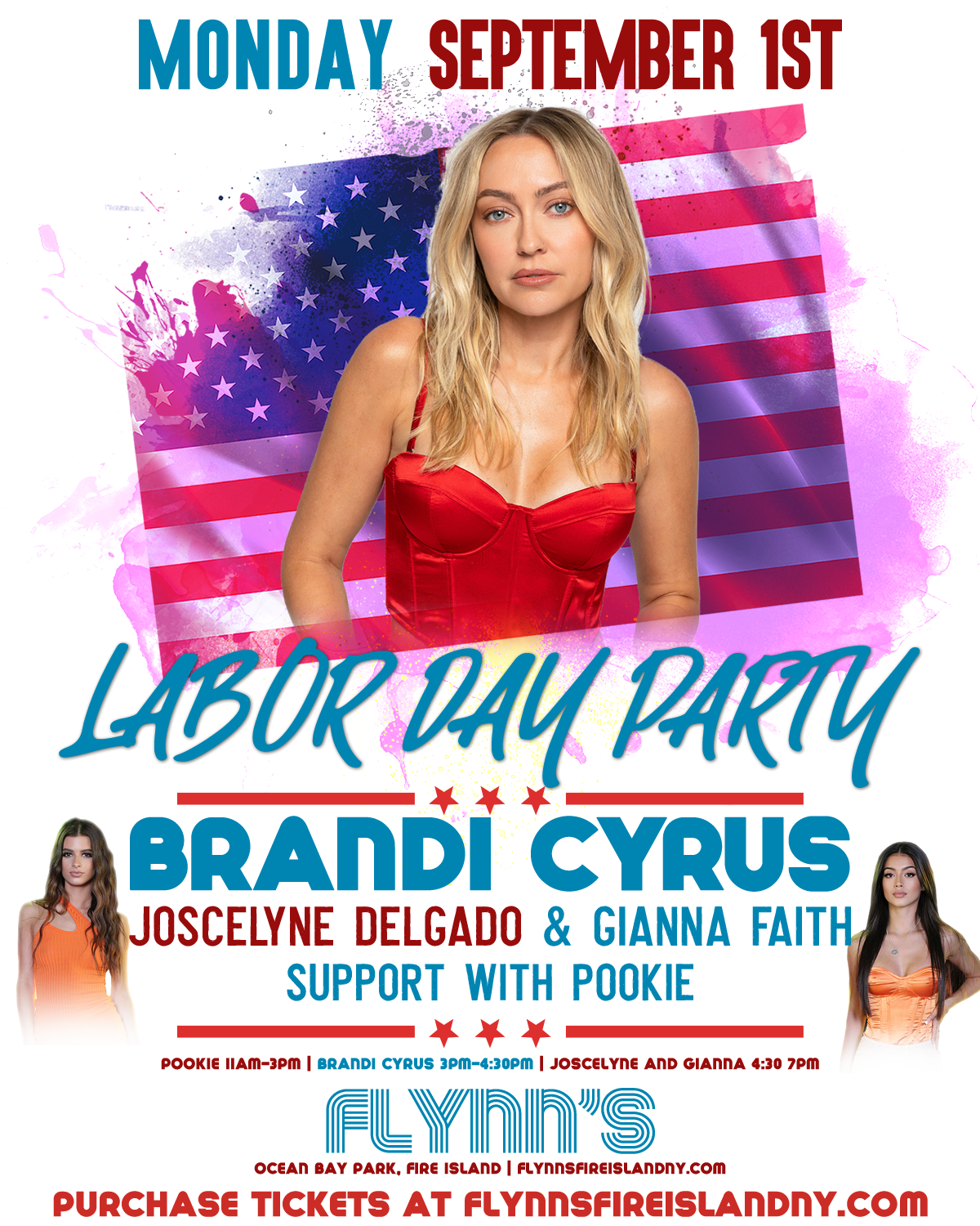 LABOR DAY MONDAY WITH BRANDI CYRUS