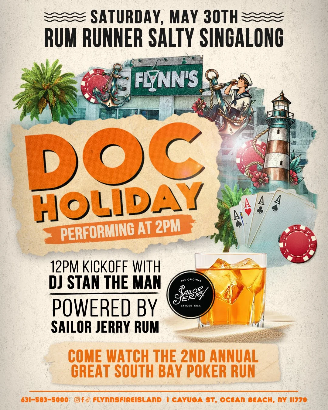 Saturday Live Music Series – Doc Holiday Band | GSB Poker Run