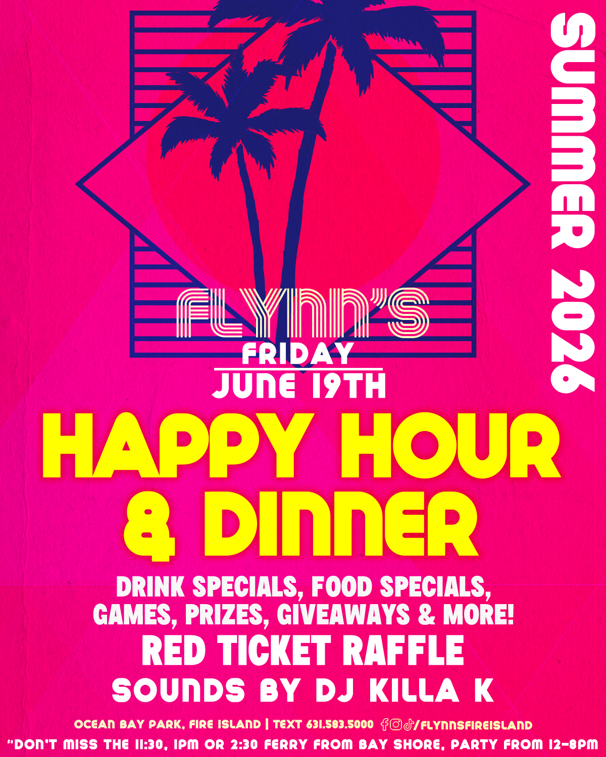 Friday Happy Hour &amp; Dinner 