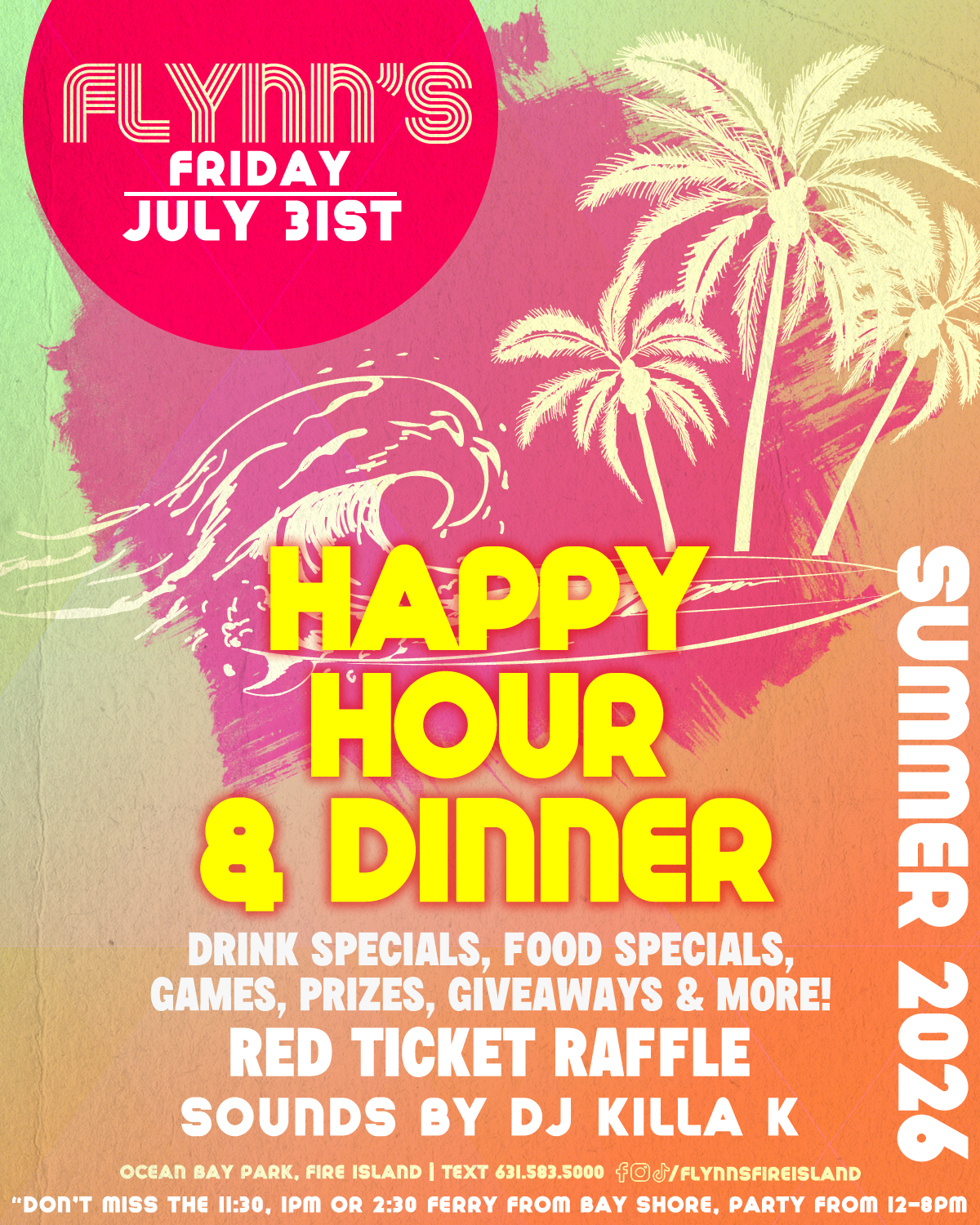 Friday Happy Hour &amp; Dinner 