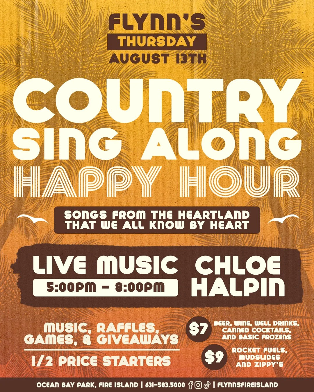 Country Sing Along Happy Hour 