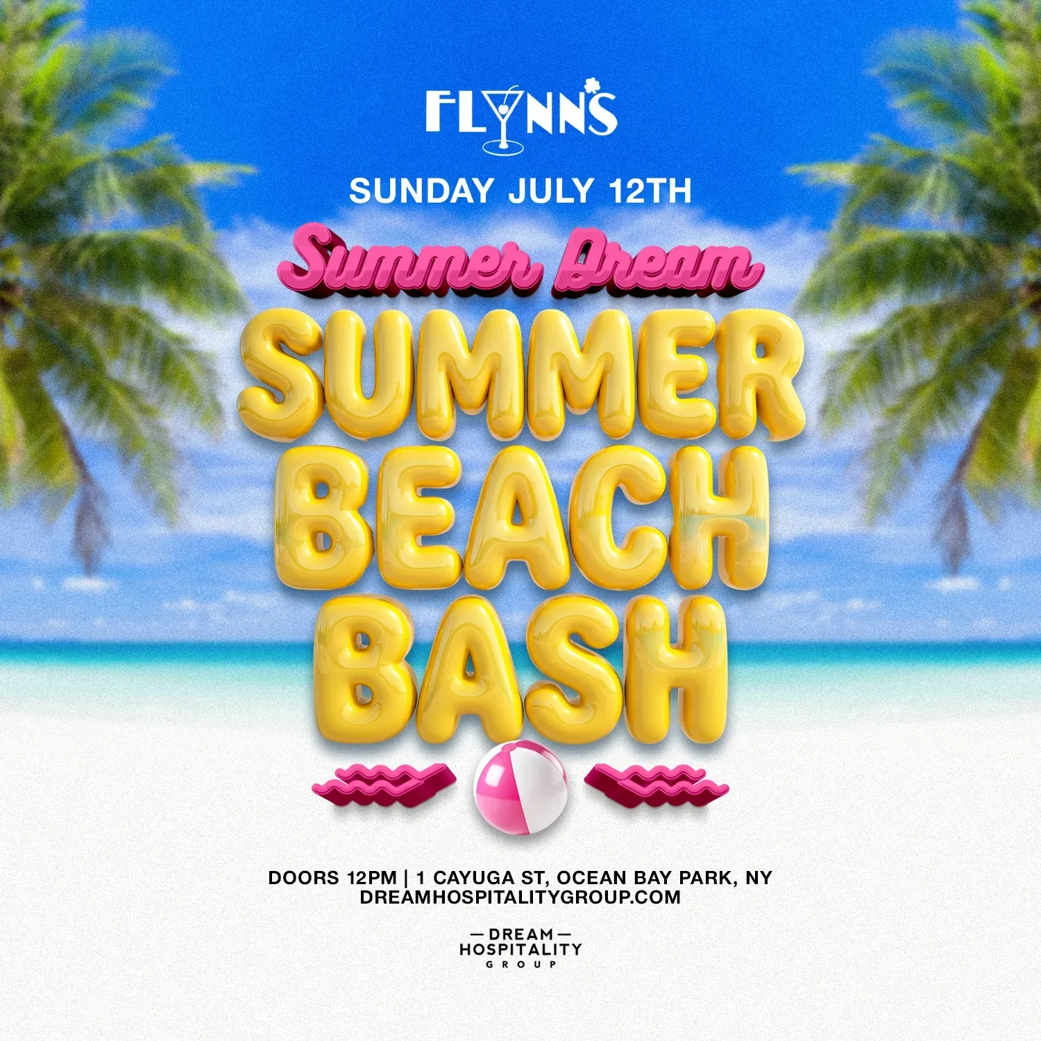 Sunday Flynn-day Summer Dream Beach Bash