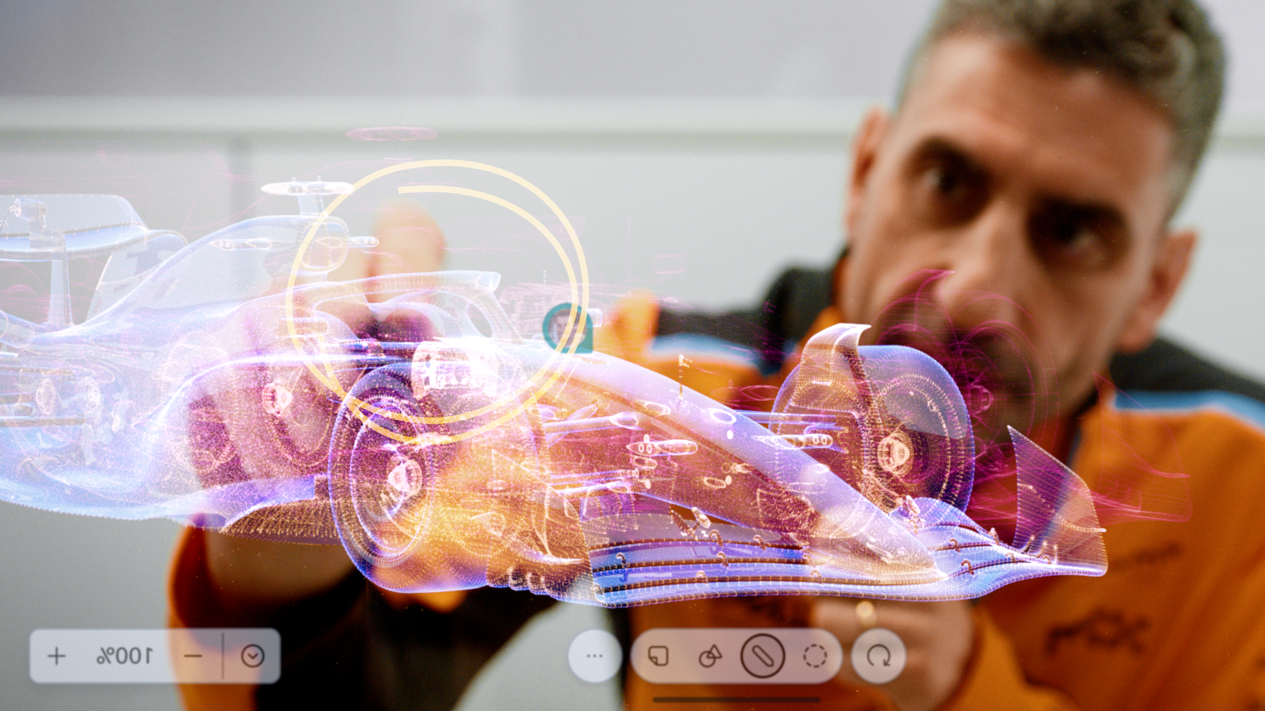 McLaren FI racing and the Webex Suite — Ricardo Serrano