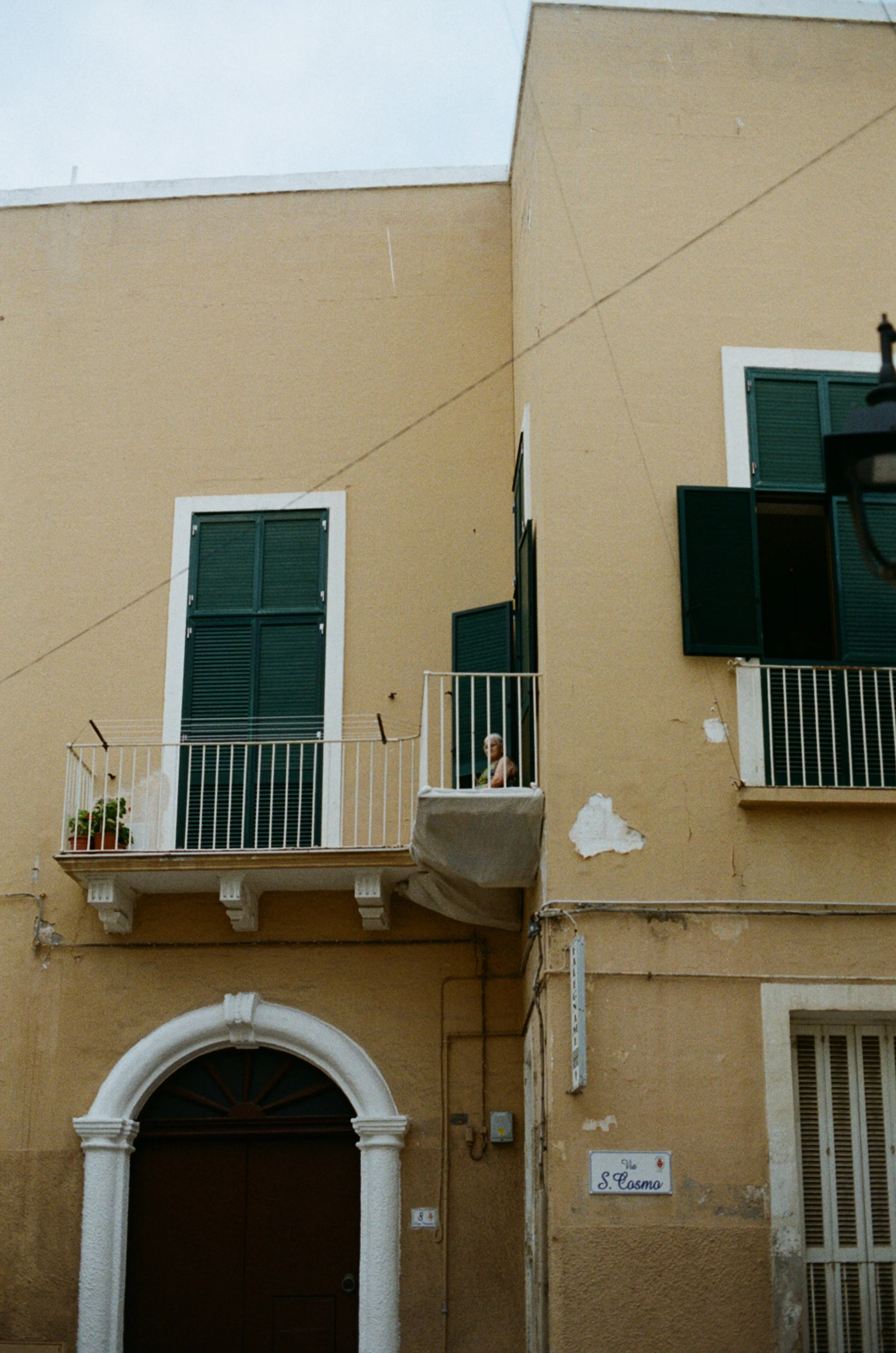 Nonna on a balcony - Monopoli - Kodak Gold 200