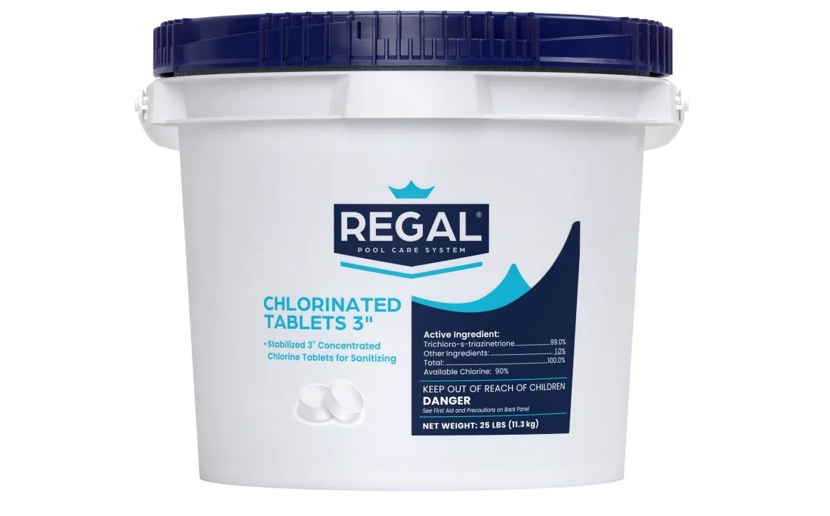 Regal Chemicals Trichlor Stabilized Chlorine Tablets 3"