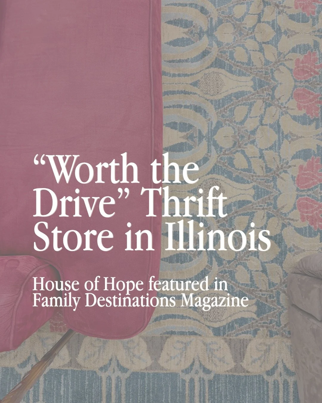 ✨ One of Illinois&rsquo; must-visit secondhand stores? We&rsquo;ll take that! 💚

We&rsquo;re so honored that Family Destinations Guide featured House of Hope Resale as one of Illinois&rsquo; top secondhand shopping destinations.

From our ever-chang