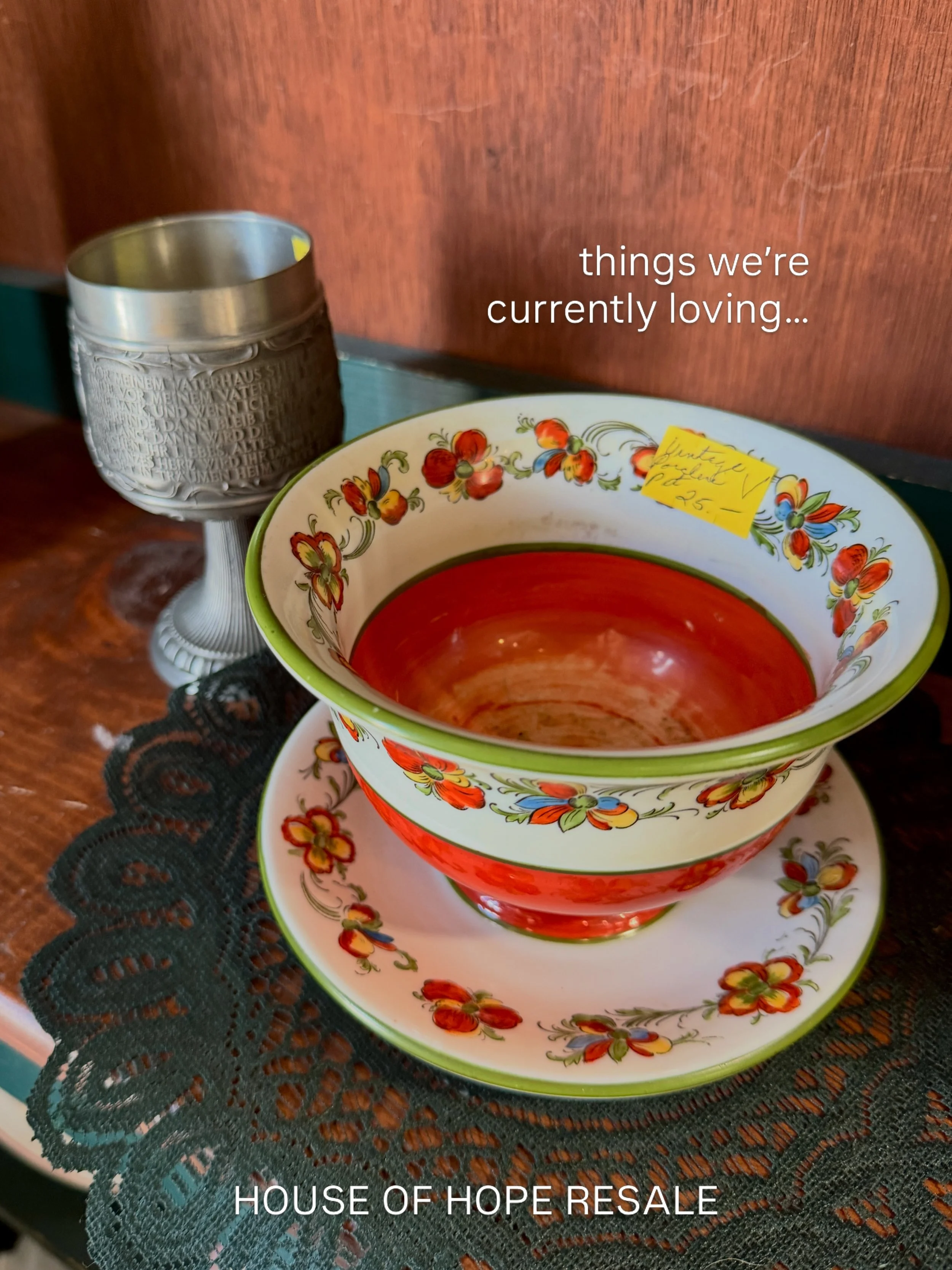 💫 A few things we&rsquo;re currently loving at House of Hope Resale&hellip;

HOUSE OF HOPE RESALE
📍 955 S. Rand Rd, Lake Zurich, IL
🕕 Open Wed&ndash;Sat, 10am- 4pm
🏠 All store profits support local families in crisis with food, shelter and utilit