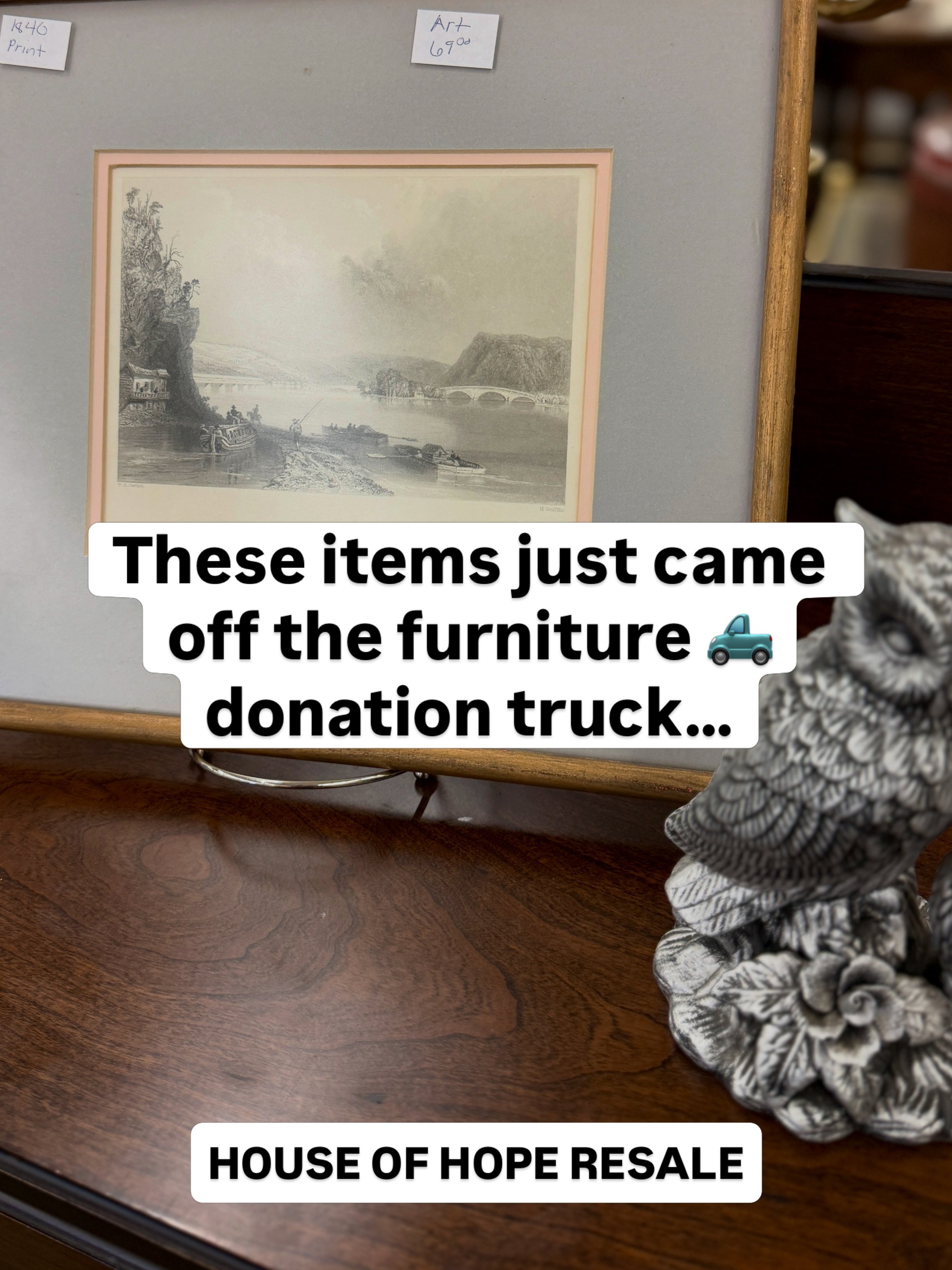 🛻 Fresh off the donation truck and into our thrift store furniture showroom&hellip; 💫💫

See something you LOVE? Don&rsquo;t wait! 💚  We offer payment over the phone, plus furniture delivery to make bringing your favorite find home even easier.

B