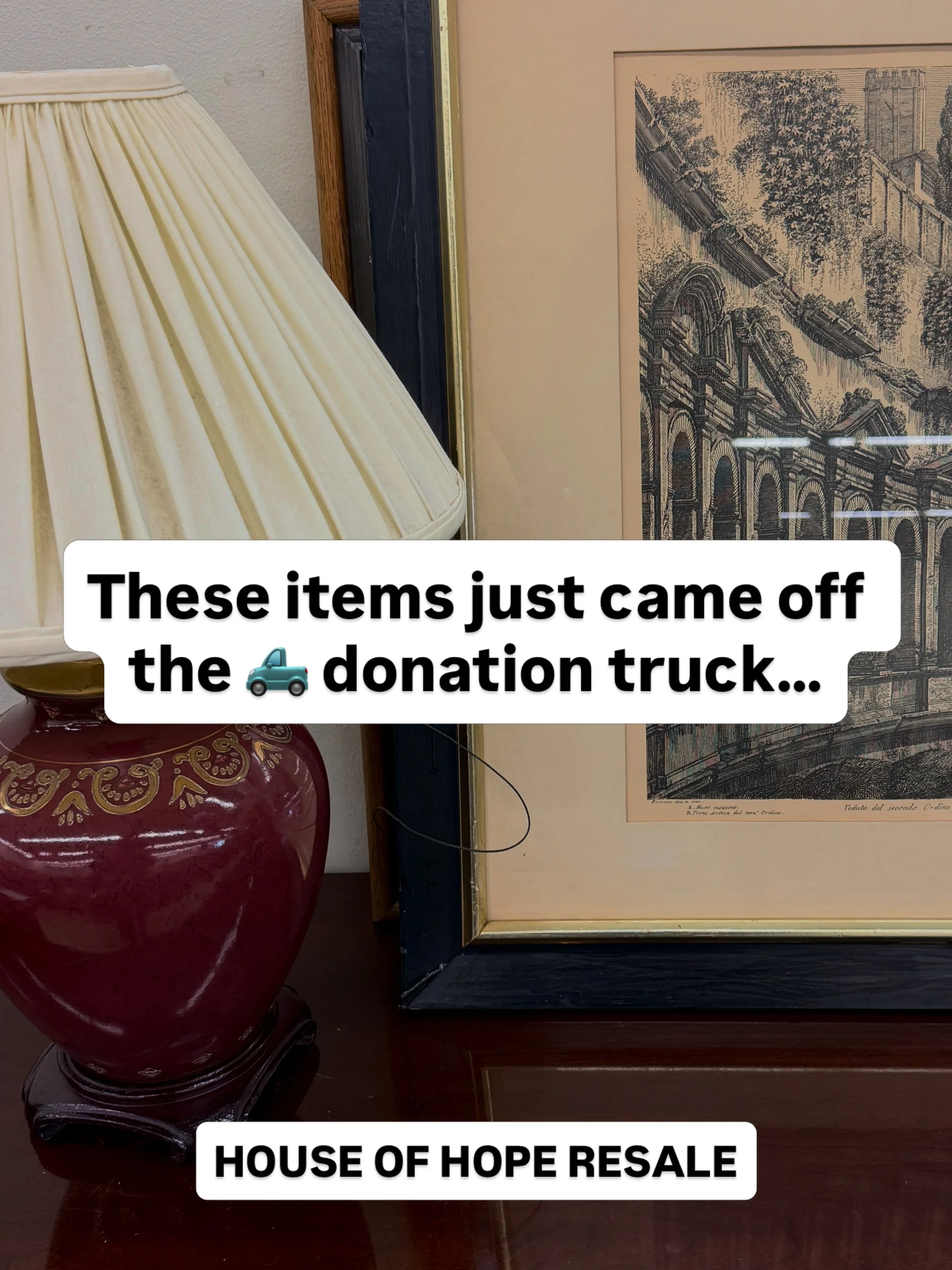Where else can you find @ethanallen , @arhaus , @crateandbarrel , @hancockandmoore and other name brand furniture for thrift store prices? 

Answer ➡️ &hellip; 
✨ House of Hope Resale ✨

Want to see more? Like and comment ⬇️ FURNITURE &amp; we&rsquo;
