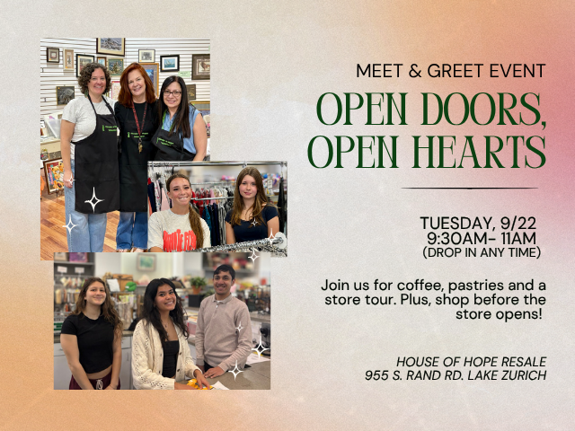 Open Doors, Open Hearts: A Meet &amp; Greet Event