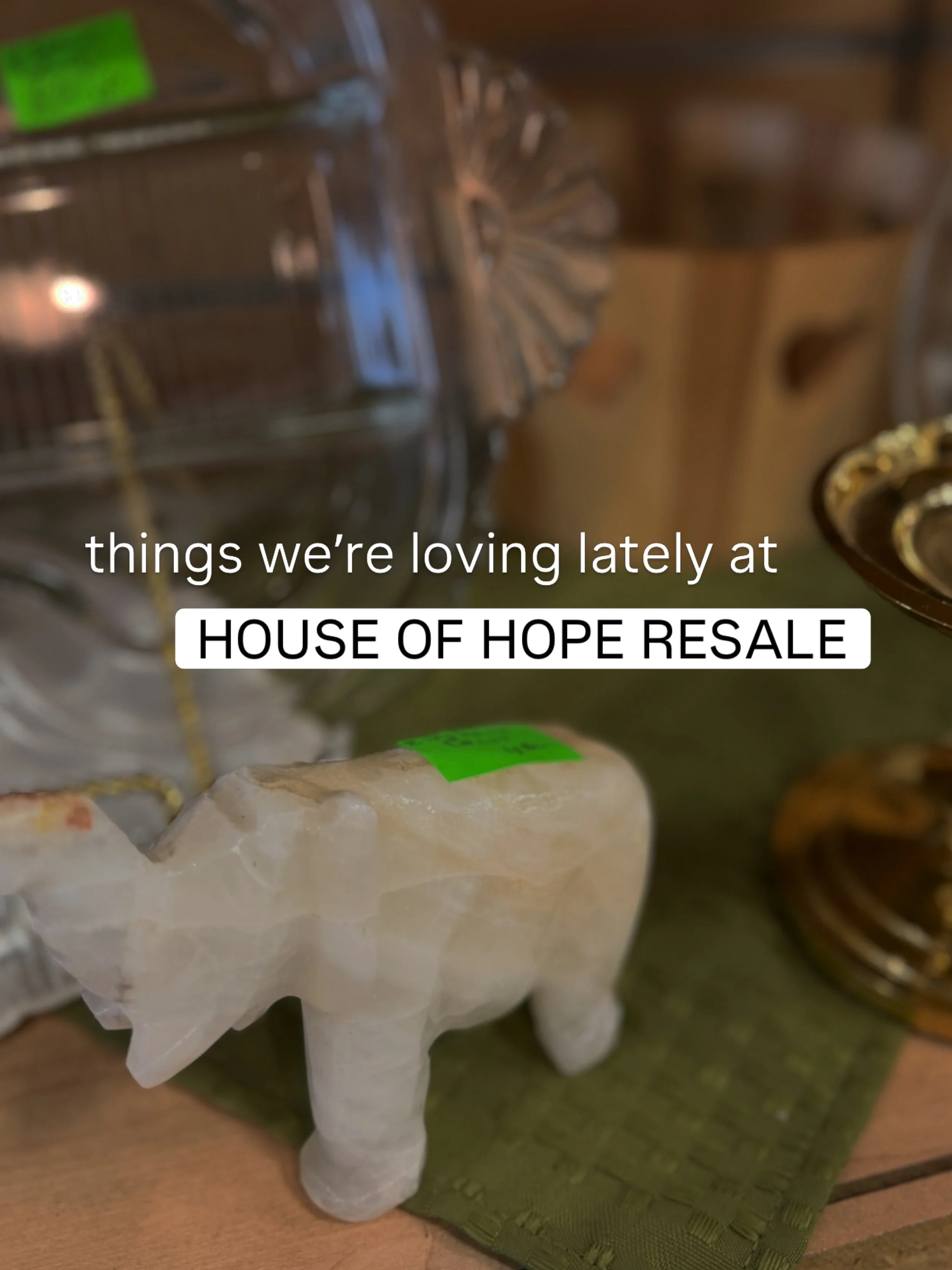 💫💫 just some of our favorites this week.

Like and comment ⬇️ FAVORITE and we&rsquo;ll send you our catalog.

HOUSE OF HOPE RESALE 
📍 955 S. Rand Rd Lake Zurich, IL 
🏠 All store profits go back into our Barrington-area community to provide essent