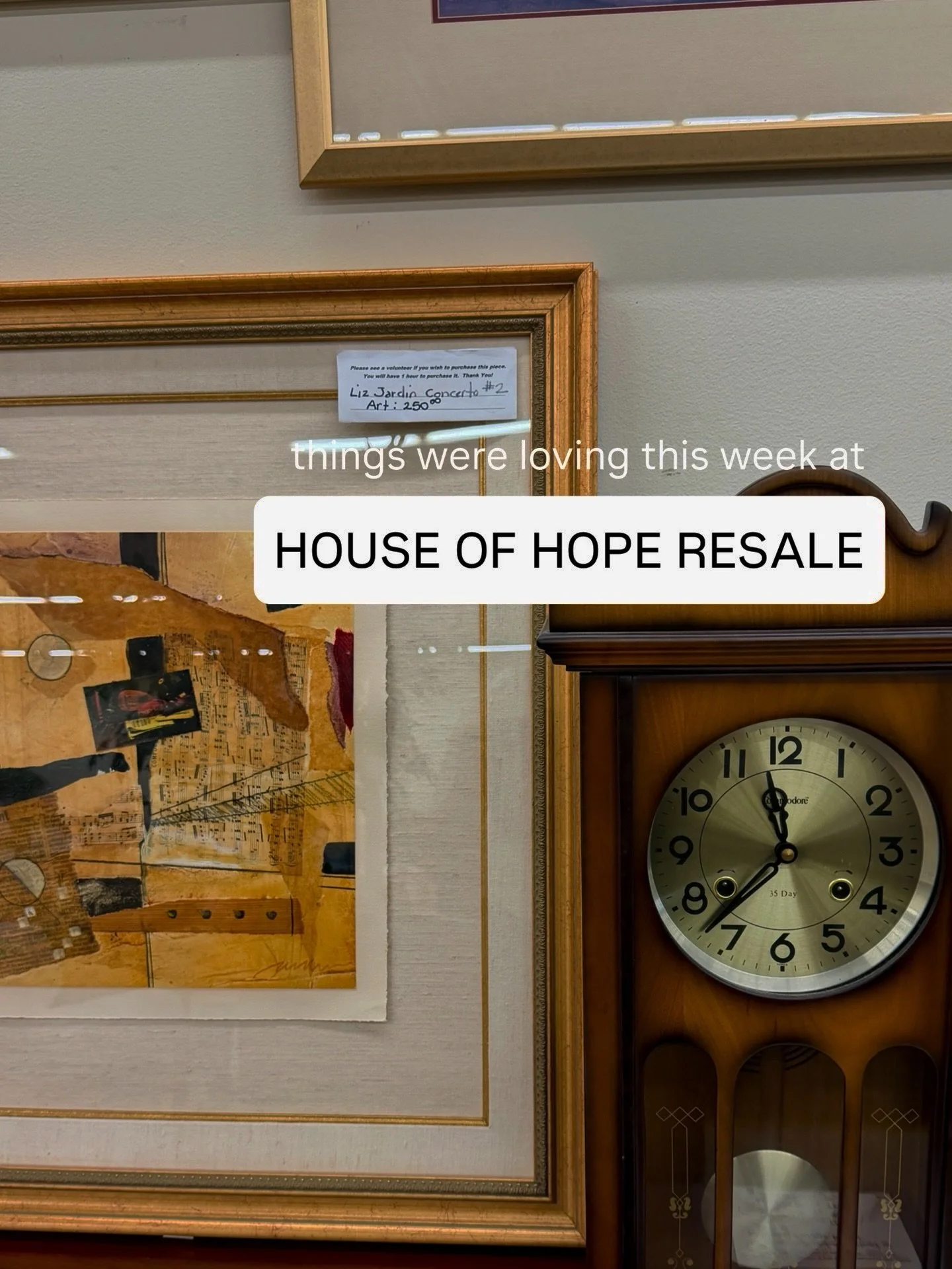 💫 Just a few of our thrifted favorites this week at House of Hope Resale! 

Christmas items are now in-store and our children&rsquo;s section is full of wooden toys, @lego, @lovevery, @hotwheelsofficial and so much more. Start your Thriftmas shoppin
