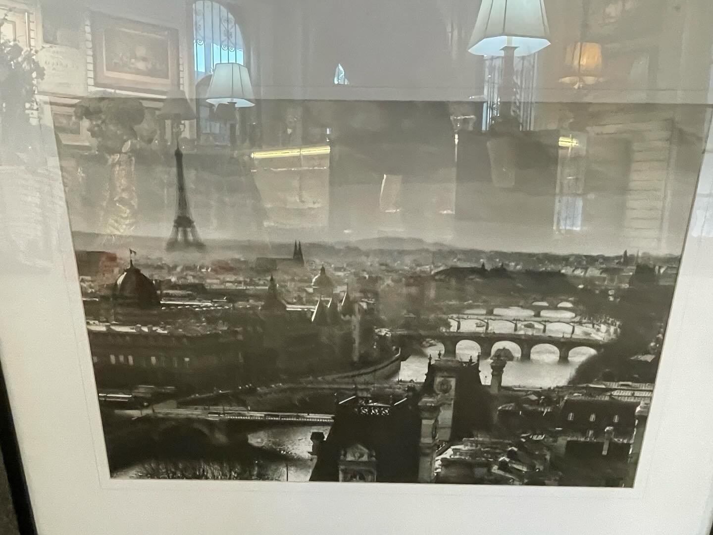 Classic grisaille print of Paris