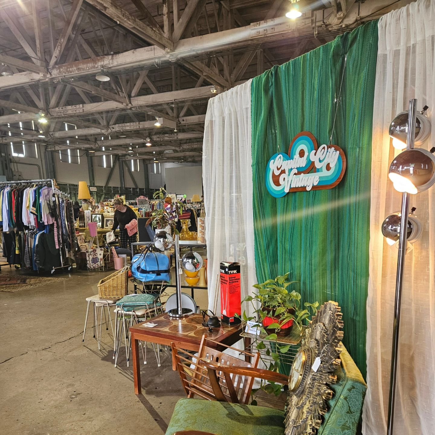 Join us April 26 &amp; 27

11410 Kingsway Ave 
Alberta Aviation Museum Hanger
Friday 3-9
Saturday 9-6
 
You will find a wide variety of vintage - new and second hand goodies. Our market focuses on Vintage (1950-2000) clothing, accessories, household,