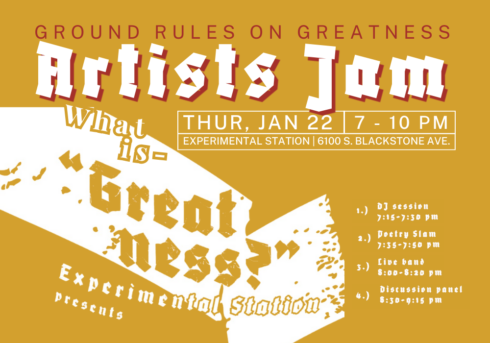 Ground Rules on Greatness: Artists Jam