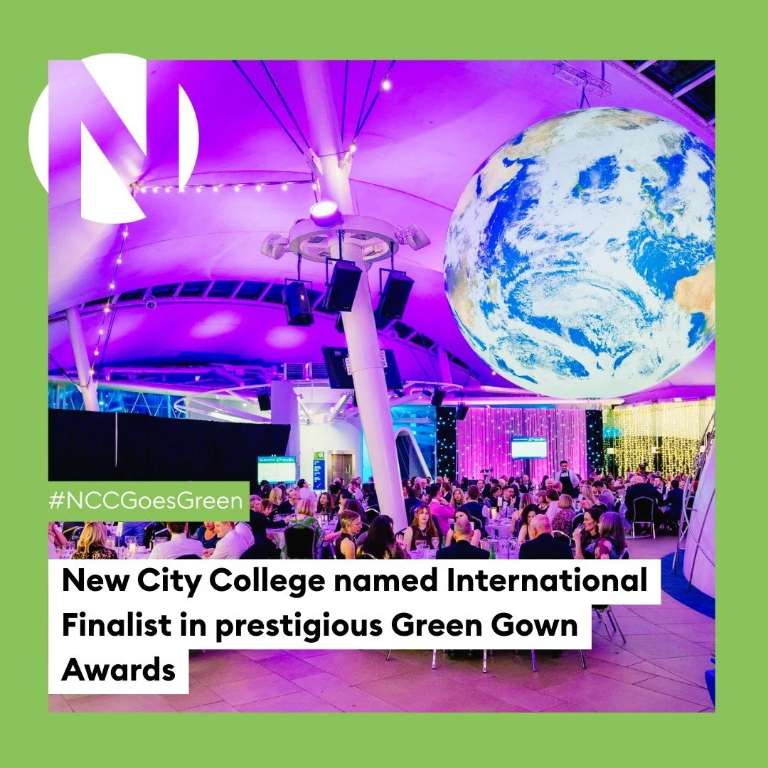 New City College Named Global Finalist for Green Skills Leadership 🌱

We&rsquo;re thrilled to be named a finalist in the 2025 International Green Gown Awards, celebrating our trailblazing work in sustainability and green skills education.

After win