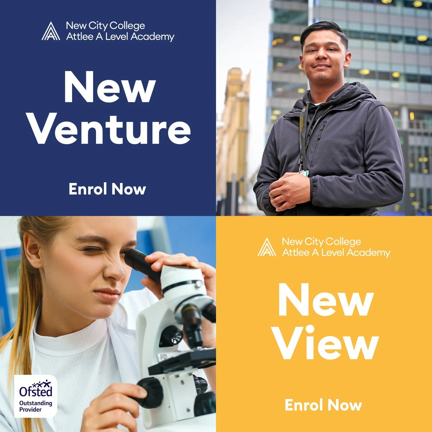 Our Attlee A Level Academy in Whitechapel, just a 10 minute walk from Limehouse Station, offers small, personalised classes, expert tutors, impressive results and strong university pathways, making it the perfect place to enrol now.

Across the New C
