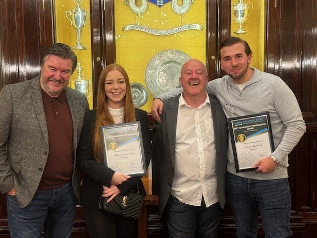 We're proud to announce that two of our ex students who now work at @durkanhomes have both received awards at the prestigious London Region Construction Training Group (LRCTG) Awards. This annual event highlights the exceptional construction skills,