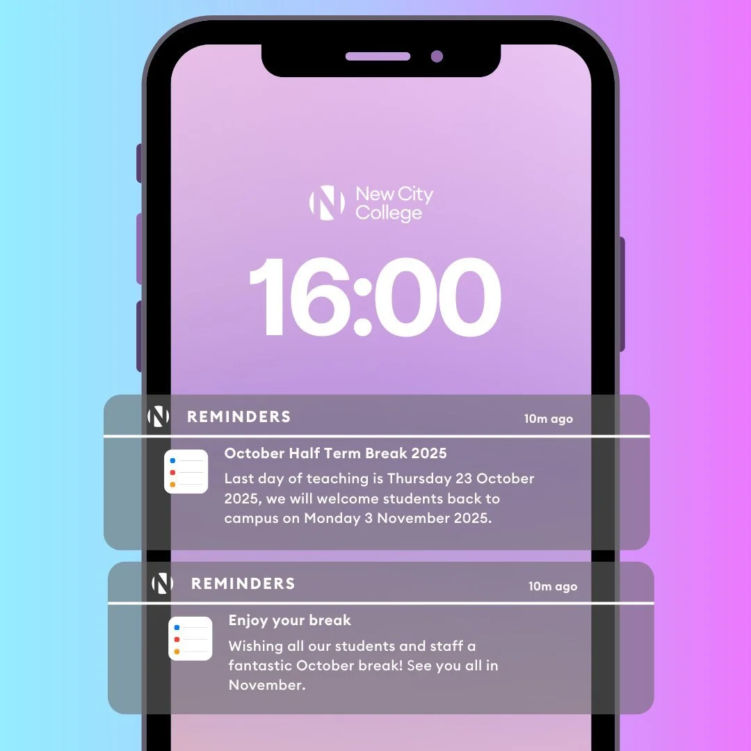 π October half term is almost here!
Wishing all our incredible staff and students a safe, relaxing, and fun-filled break πβ¨
π
 Last day of teaching: Thursday 23 October 2025
π
 Back on campus: Monday 3 November 2025
We can’t wait to see eve