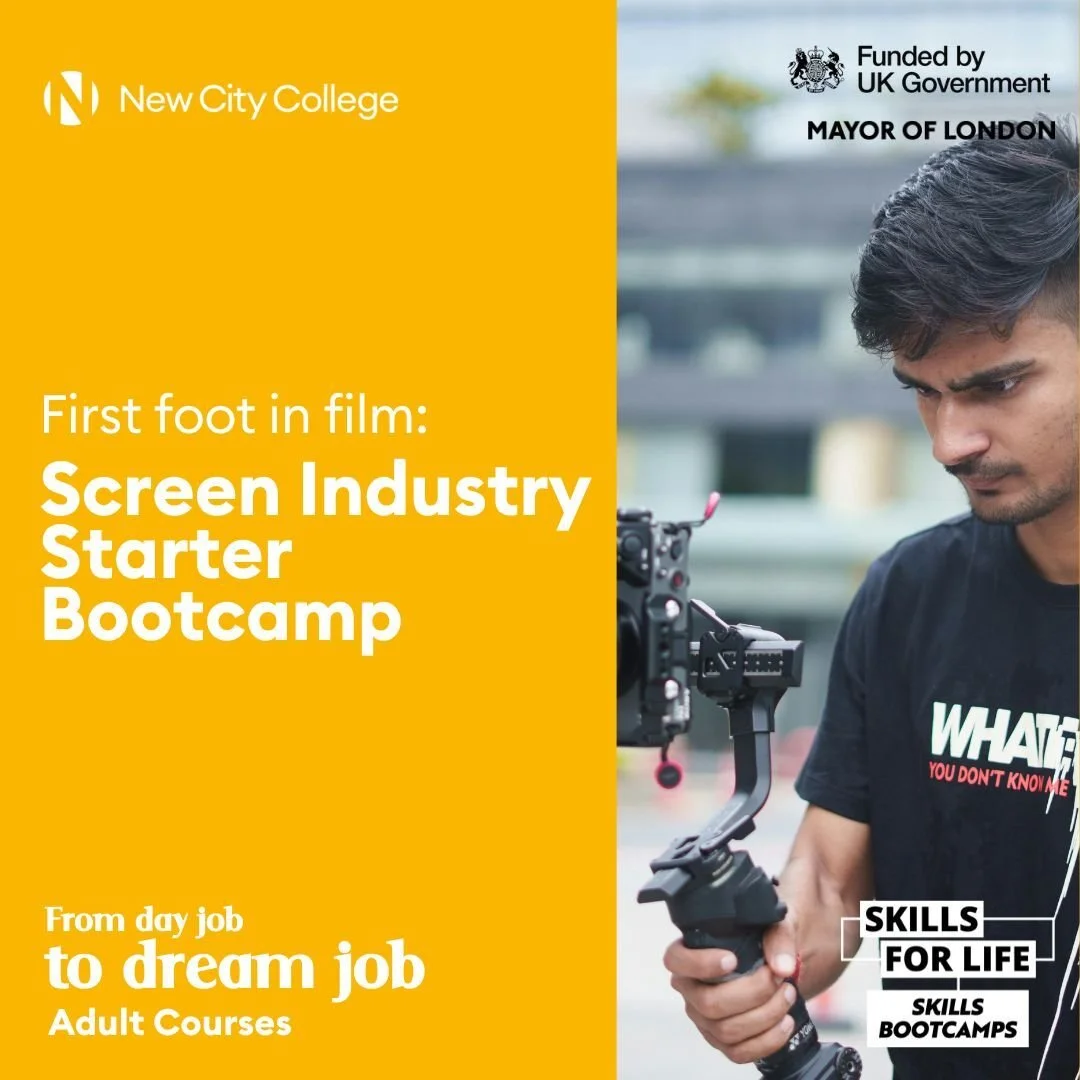 Break into the screen industry with confidence. π¬
This free, 10-week employer-led Bootcamp is for adults with TV or Film Production training (Level 3–graduate level) who want to secure their first industry role.
Gain hands-on studio experien