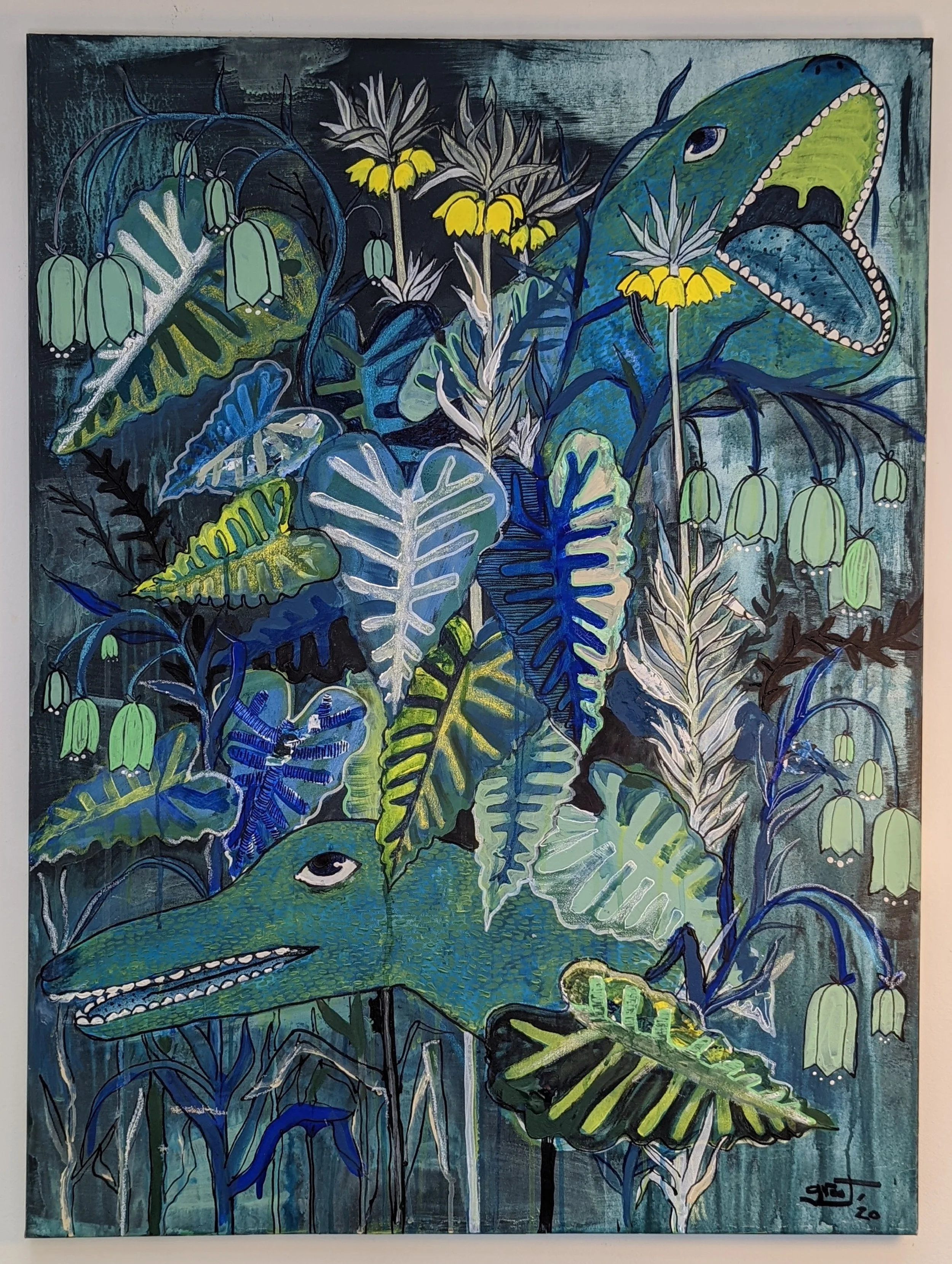 the twins, 28.5" x 39"