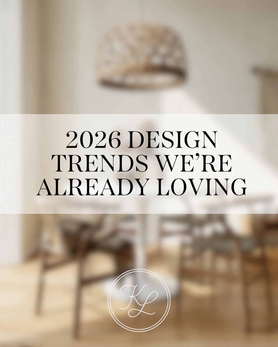 2026 design is all about how a home feels. Warm woods, soft textures, and natural elements are shaping spaces that feel calm, inviting, and effortlessly elevated.

These are the trends we&rsquo;re already loving! Save this for your future home inspir