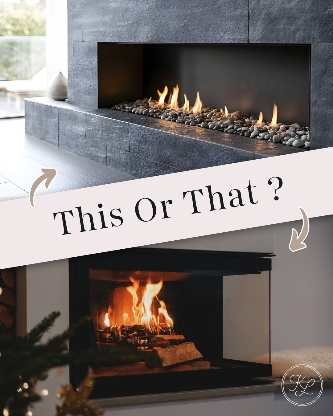 🔥 Gas or Wood-Burning&hellip; what&rsquo;s your cozy vibe? 🔥

Gas fireplaces = instant warmth, clean, and easy at the flip of a switch ✨

Wood-burning = that crackle, that smell, that classic cottage feel 🌲🪵

Are you all about convenience&hellip;
