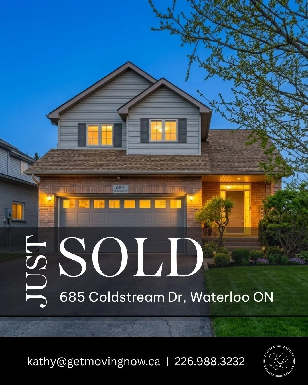 SOLD AT 685 COLDSTREAM DRIVE, WATERLOO
A huge congratulations to our sellers on the successful sale of this beautiful home. Thank you for trusting us throughout the process &mdash; it was such a pleasure helping you get moving.
Thinking about making 