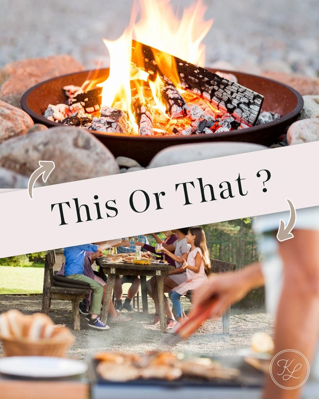 🔥 Backyard Fire Pit or Outdoor Kitchen&hellip; what&rsquo;s your backyard vibe? 🍔✨

A cozy fire pit = late nights under the stars, s&rsquo;mores, and good conversation 🌙🪵

An outdoor kitchen = hosting goals, grilling season, and unforgettable sum