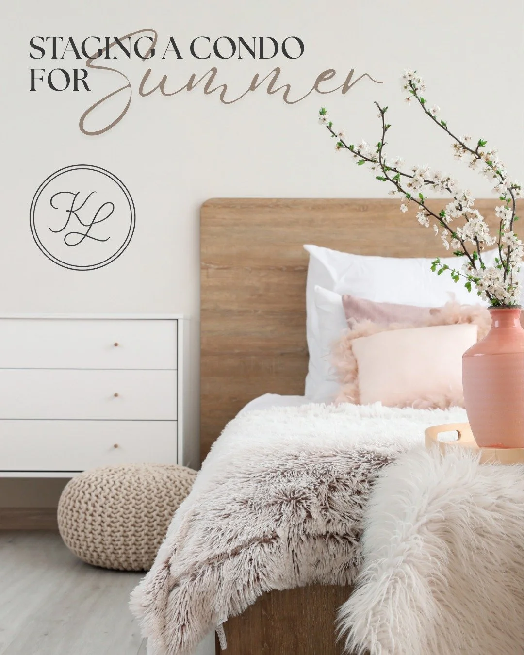 Small condos can make a big impression, especially when they&rsquo;re styled with the right seasonal touches.

For spring/summer buyers, the goal is to make the space feel bright, functional, and easy to live in.

Here&rsquo;s where to start:

Keep t