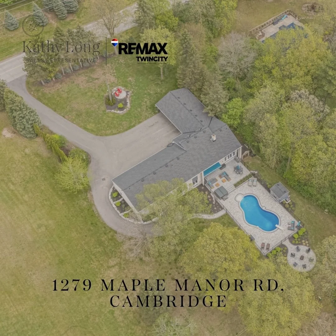 Listings of the Week
A beautiful mix of homes available across Cambridge, St. George, Ancaster, and Kitchener &mdash; plus two exciting conditional sales.
Featured this week:
1279 Maple Manor Road, Cambridge
3 Russell Crescent, St. George
42 Parsonag
