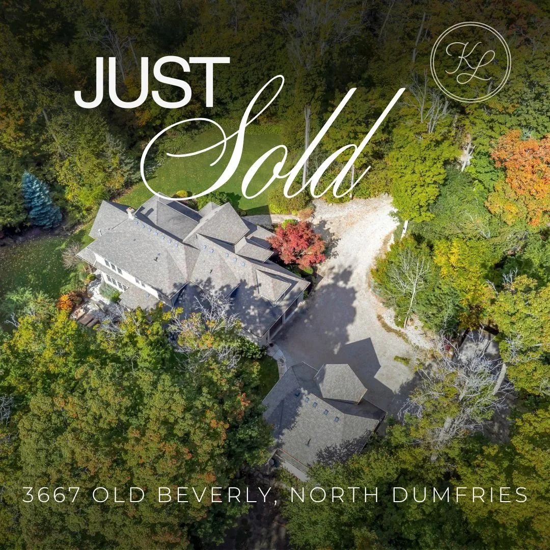 Another one sold at 3667 Old Beverly Road, North Dumfries.
This one was such a special property, and we are so happy to see it officially sold. A big congratulations to our sellers as they close this chapter and get ready for what comes next.
Thank y
